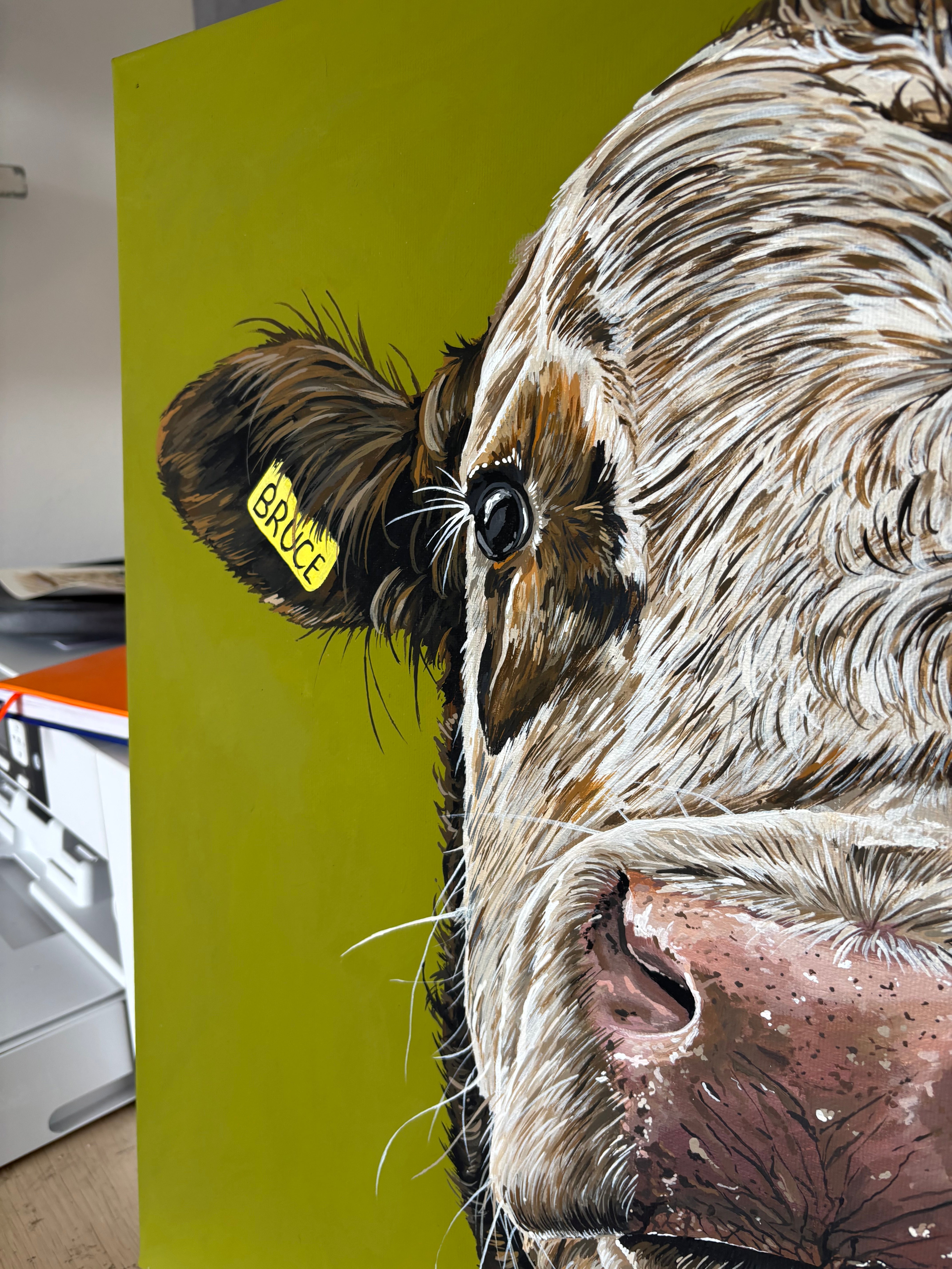 ‘Bruce’ Acrylic Canvas Original