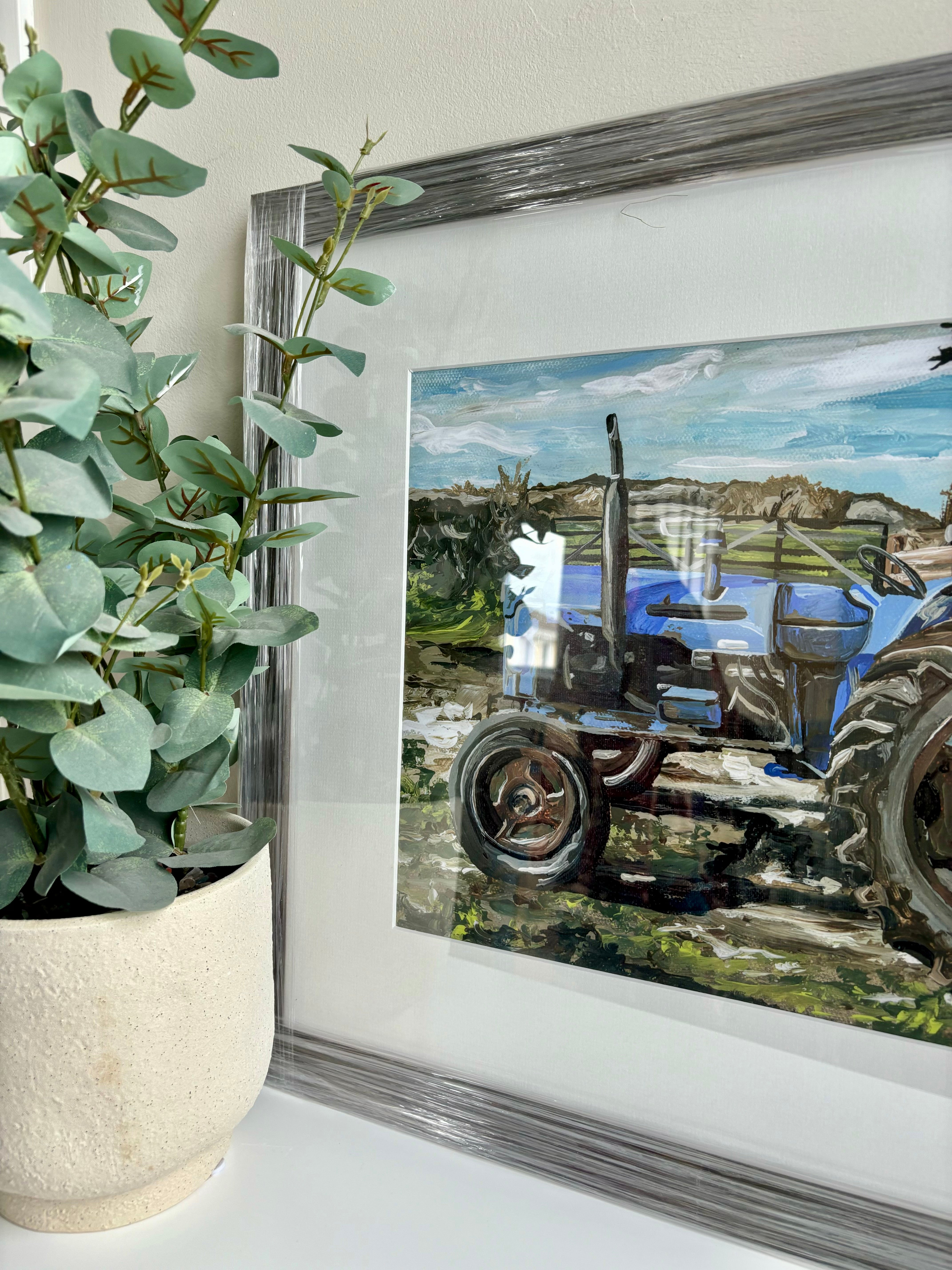 Large Framed Fordson Framed Print