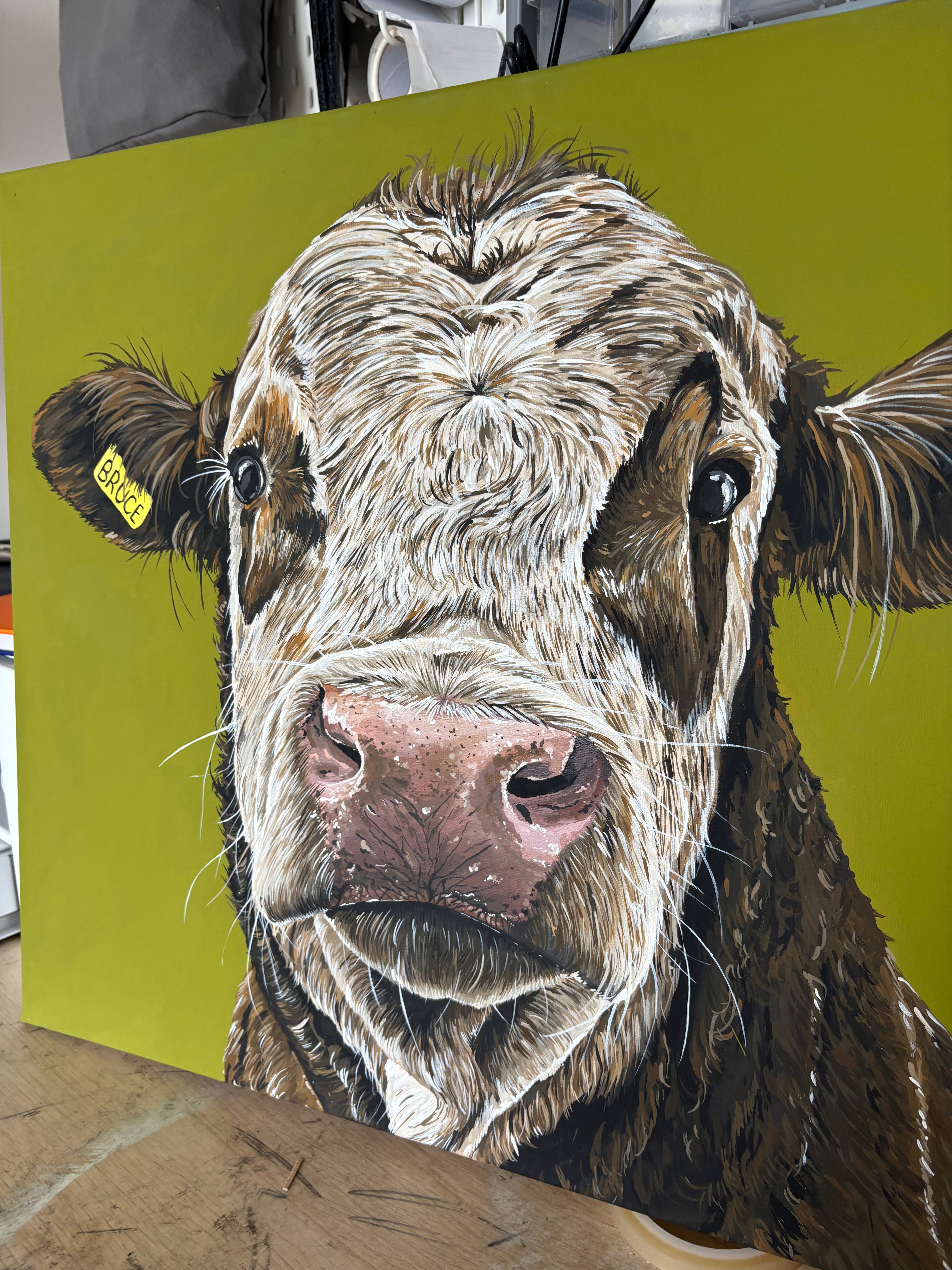 ‘Bruce’ Acrylic Canvas Original