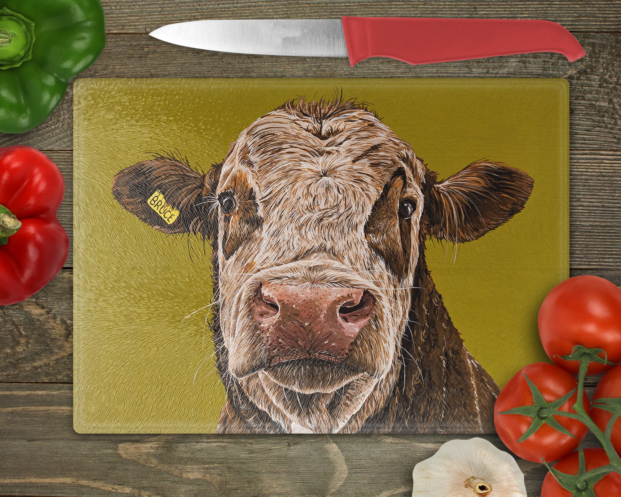 "Bruce" Glass Worktop Saver