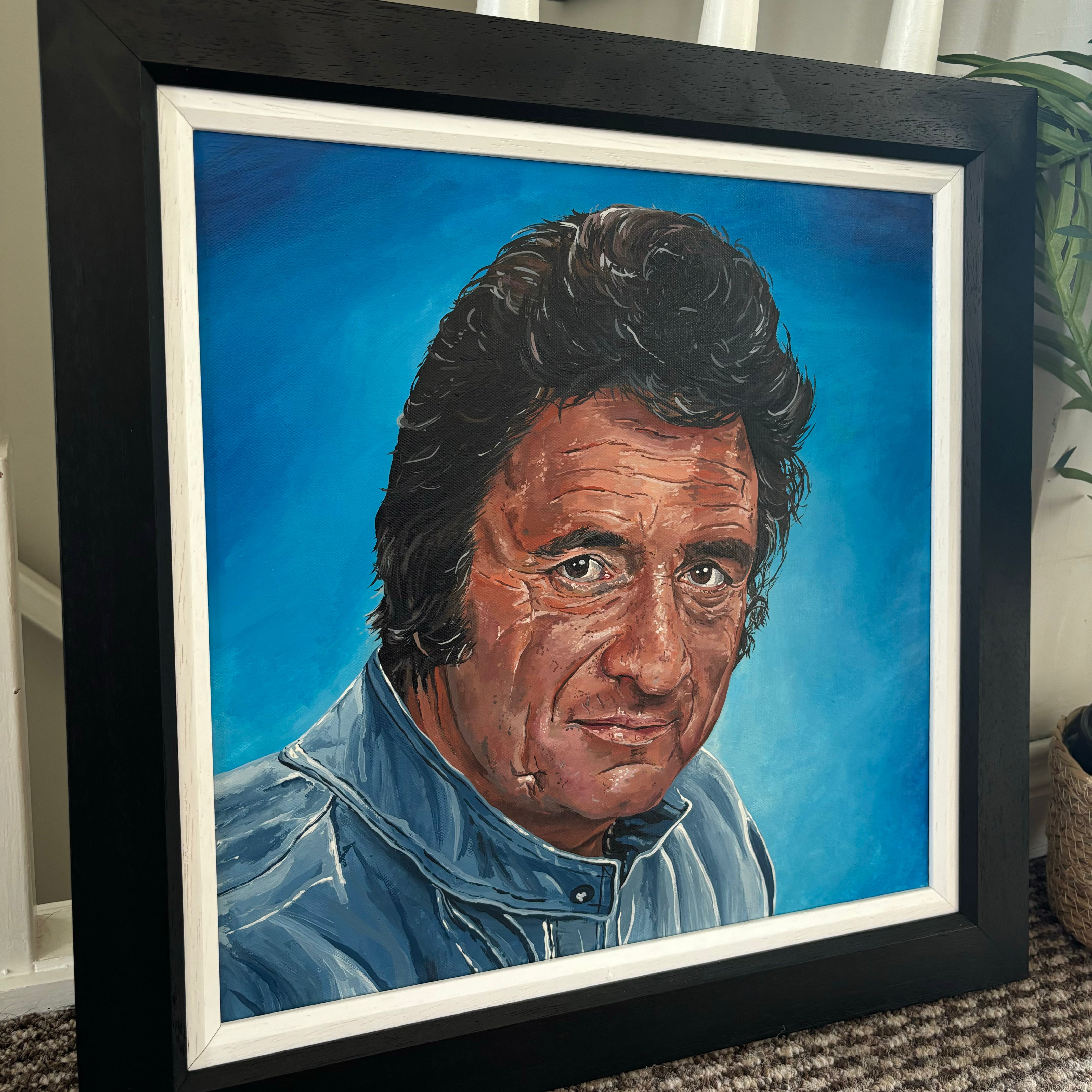 Johnny Cash Original Acrylic Painting