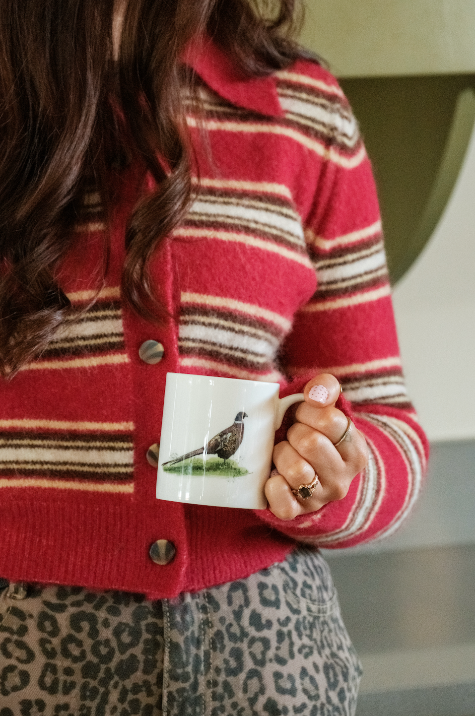 Pheasant Bone China Mug