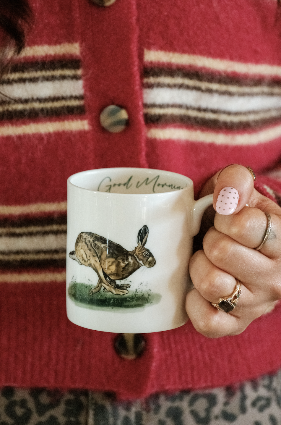Hare Bone China Mug
