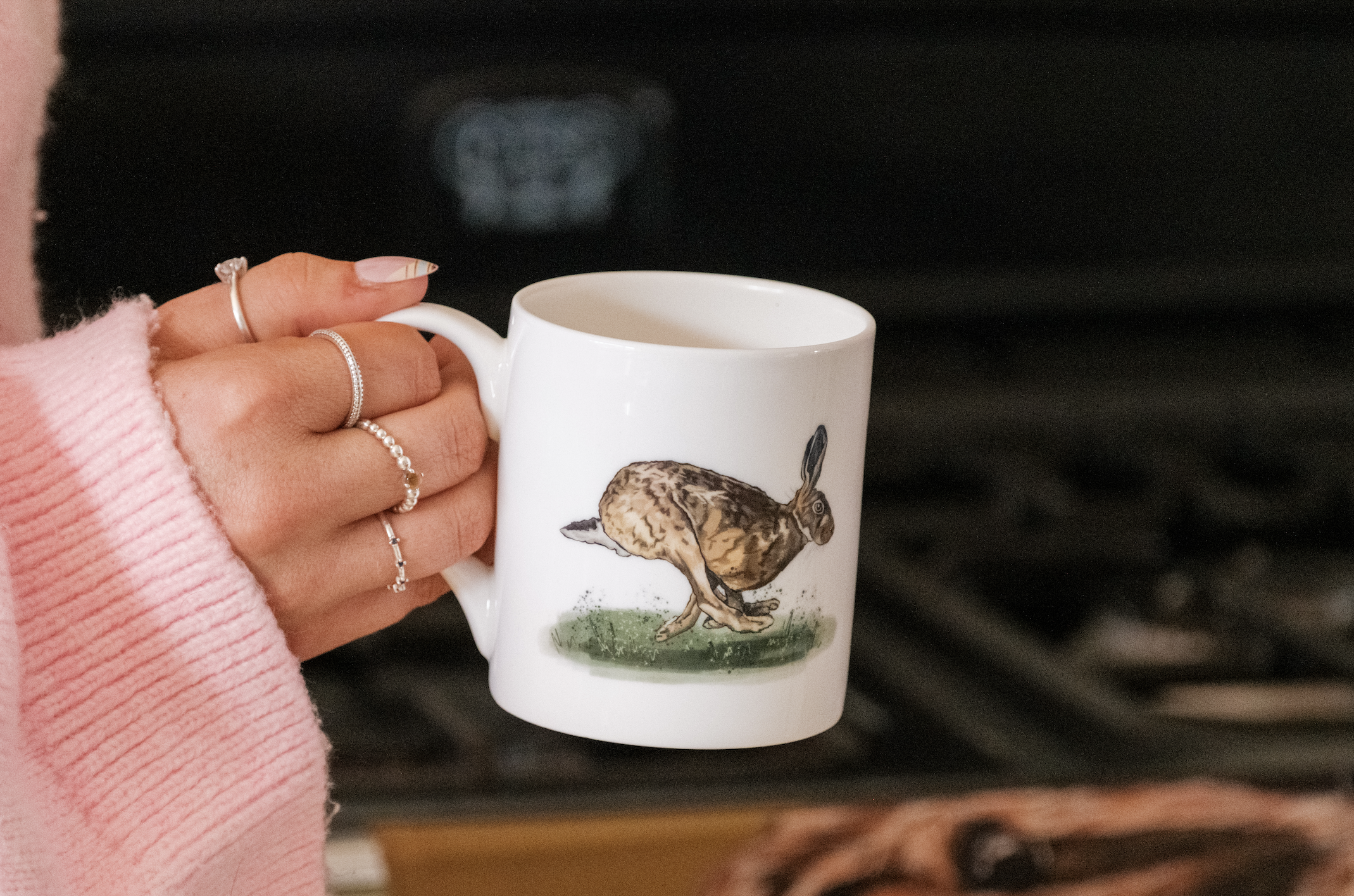 Hare Bone China Mug