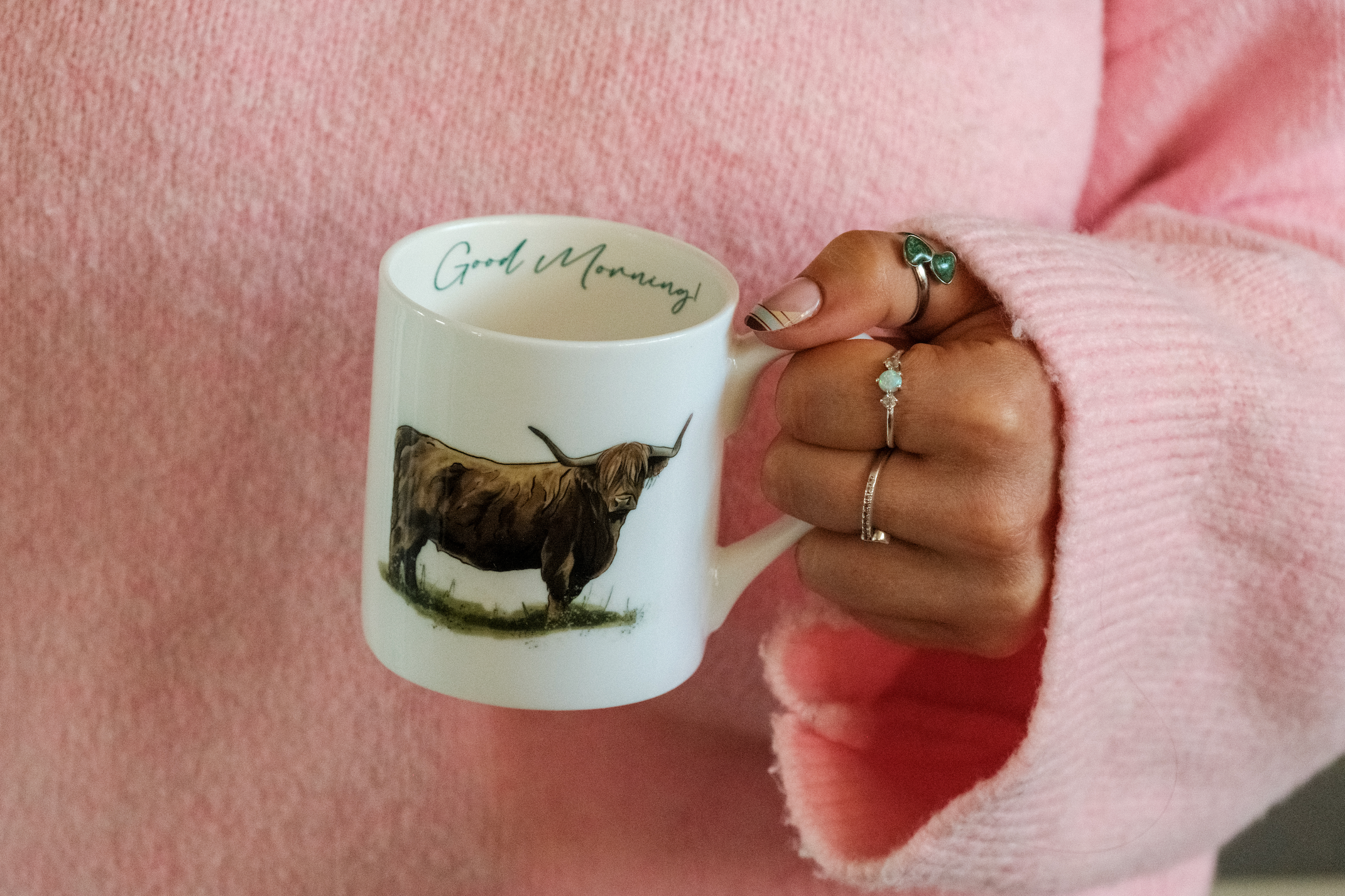 Highland Cow Bone China Mug