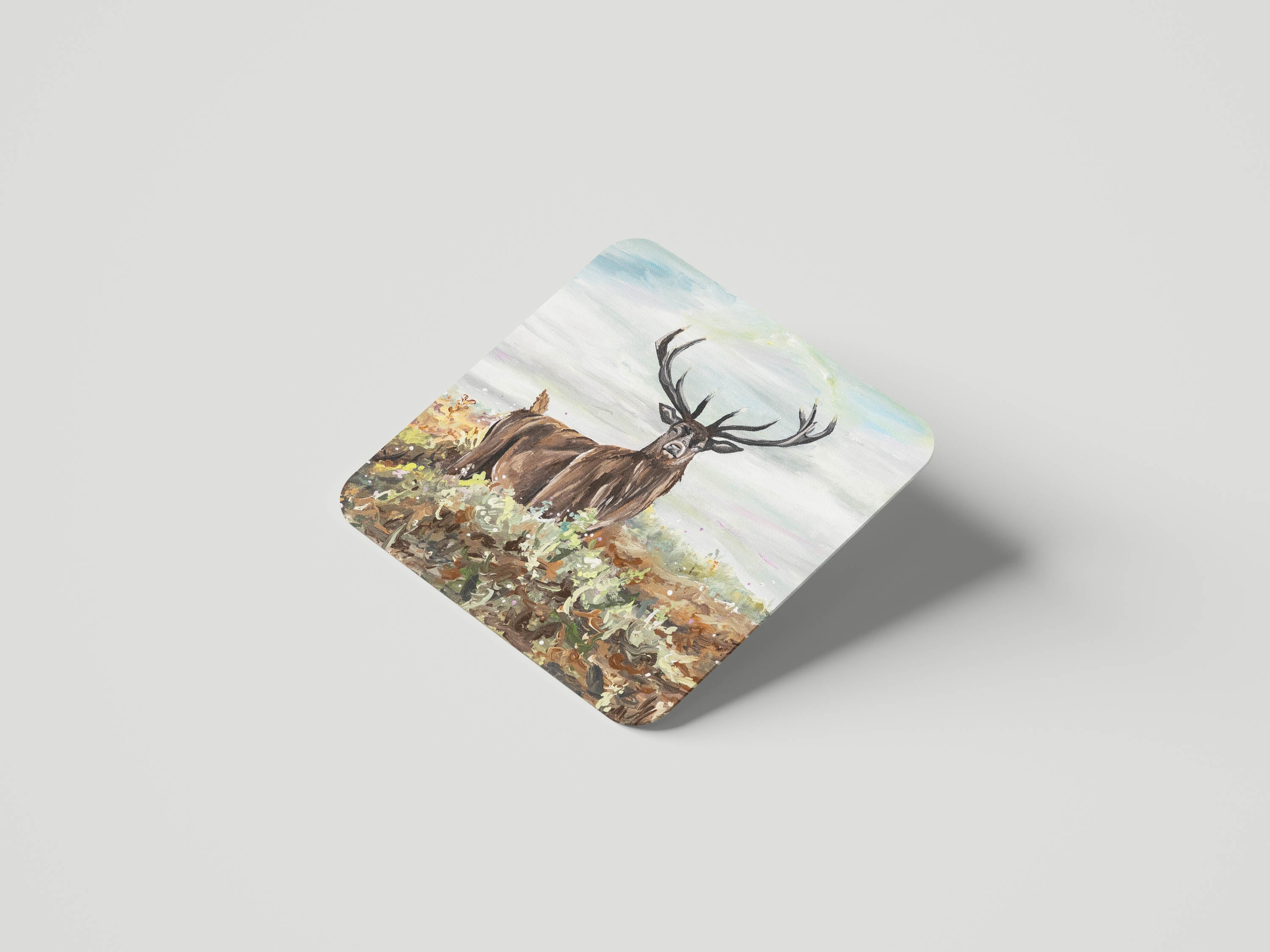 Stag Coaster and Placemat