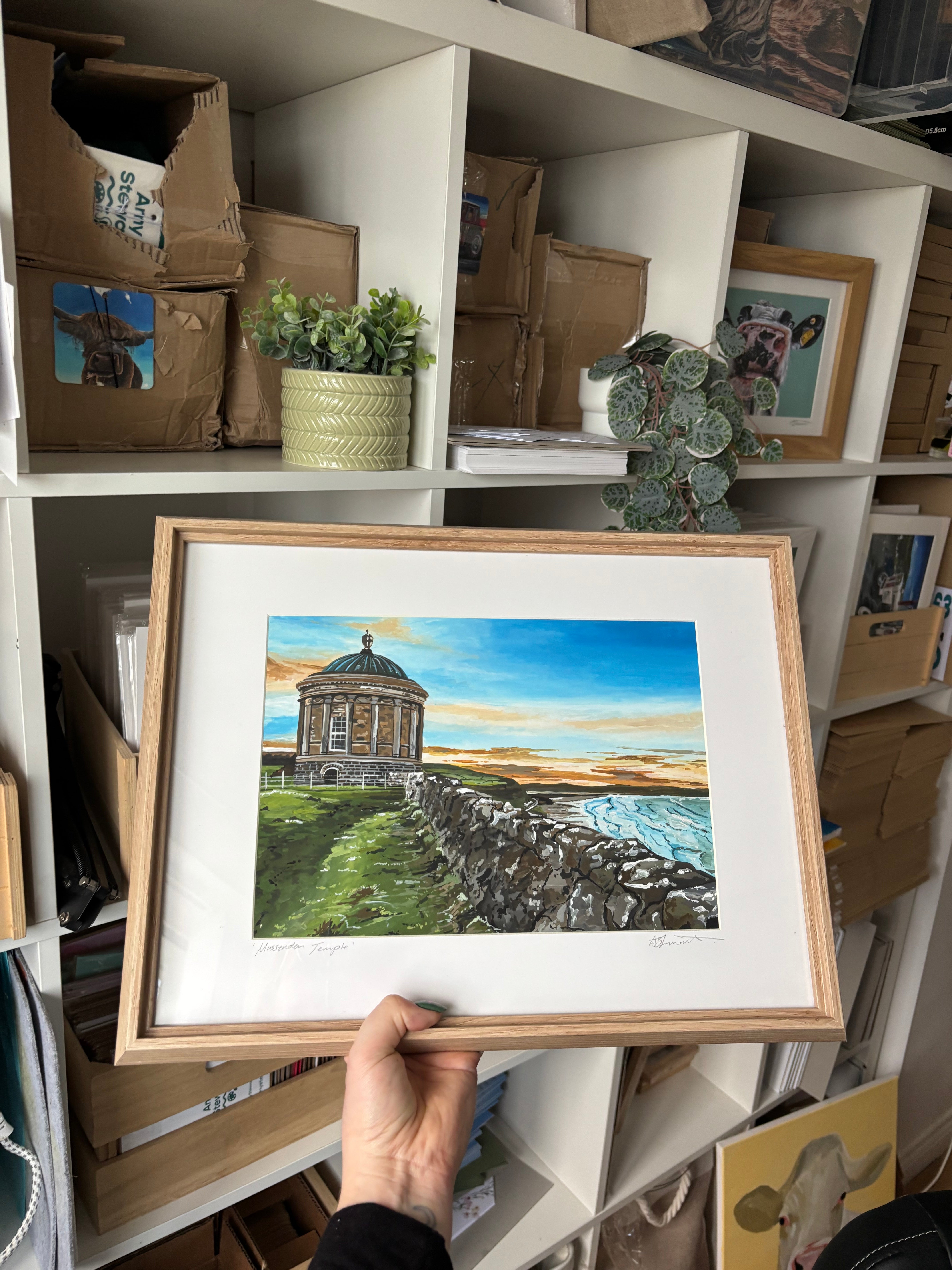Mussenden Temple Framed Original