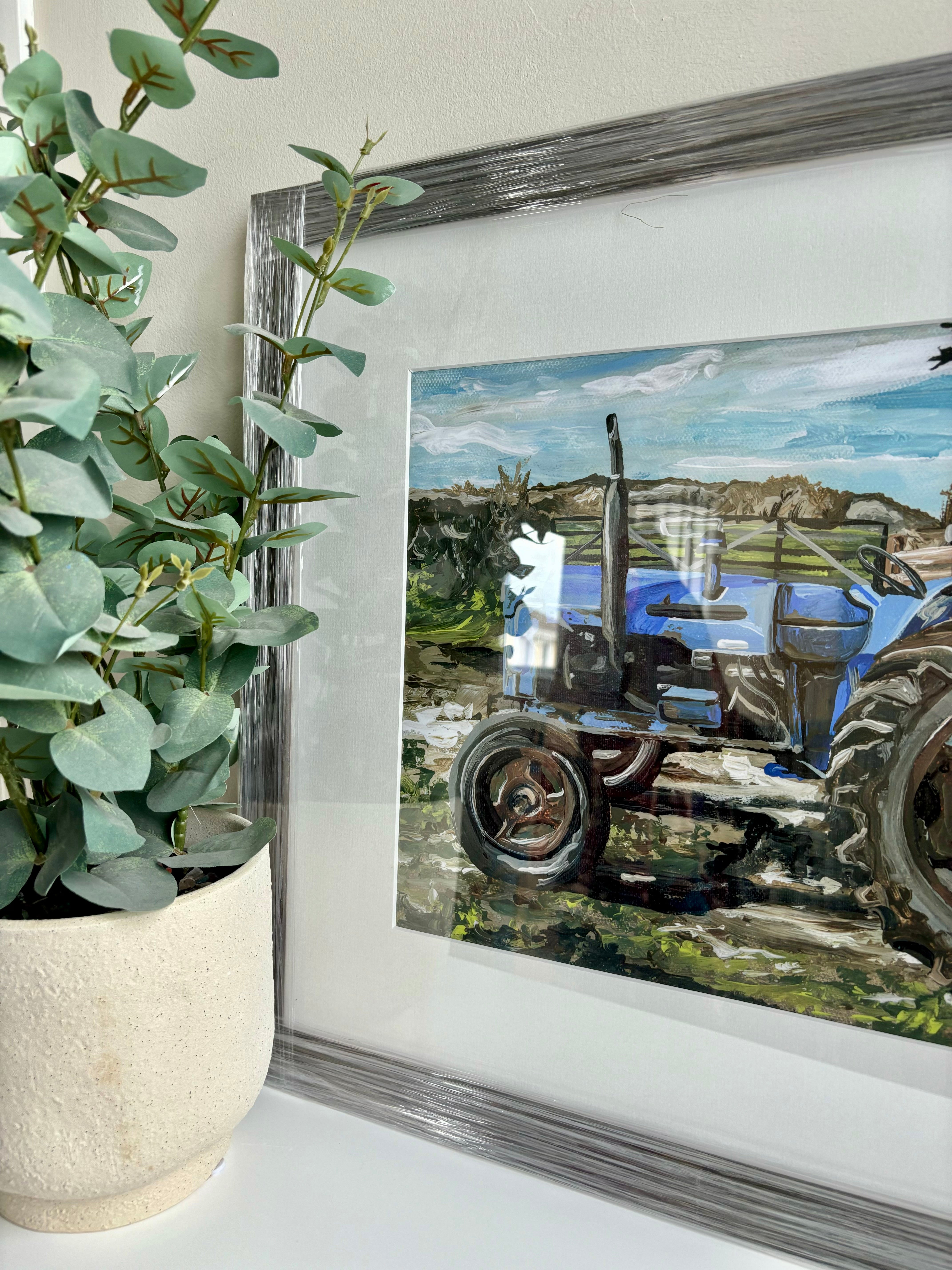 Large Framed Fordson Framed Print