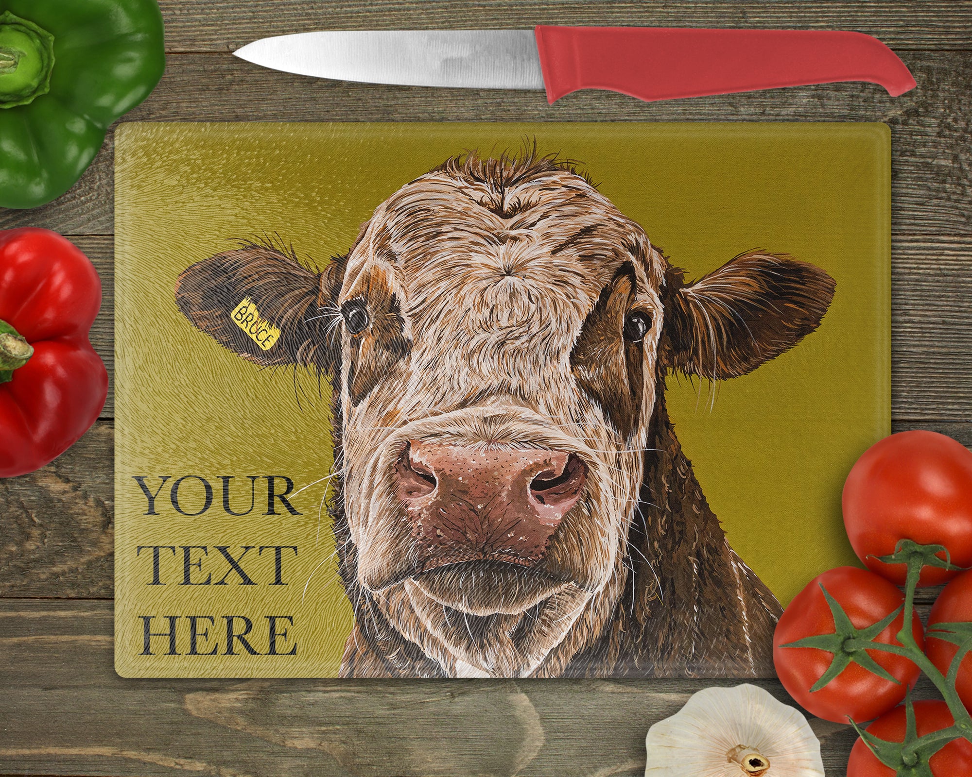 "Bruce" Glass Worktop Saver