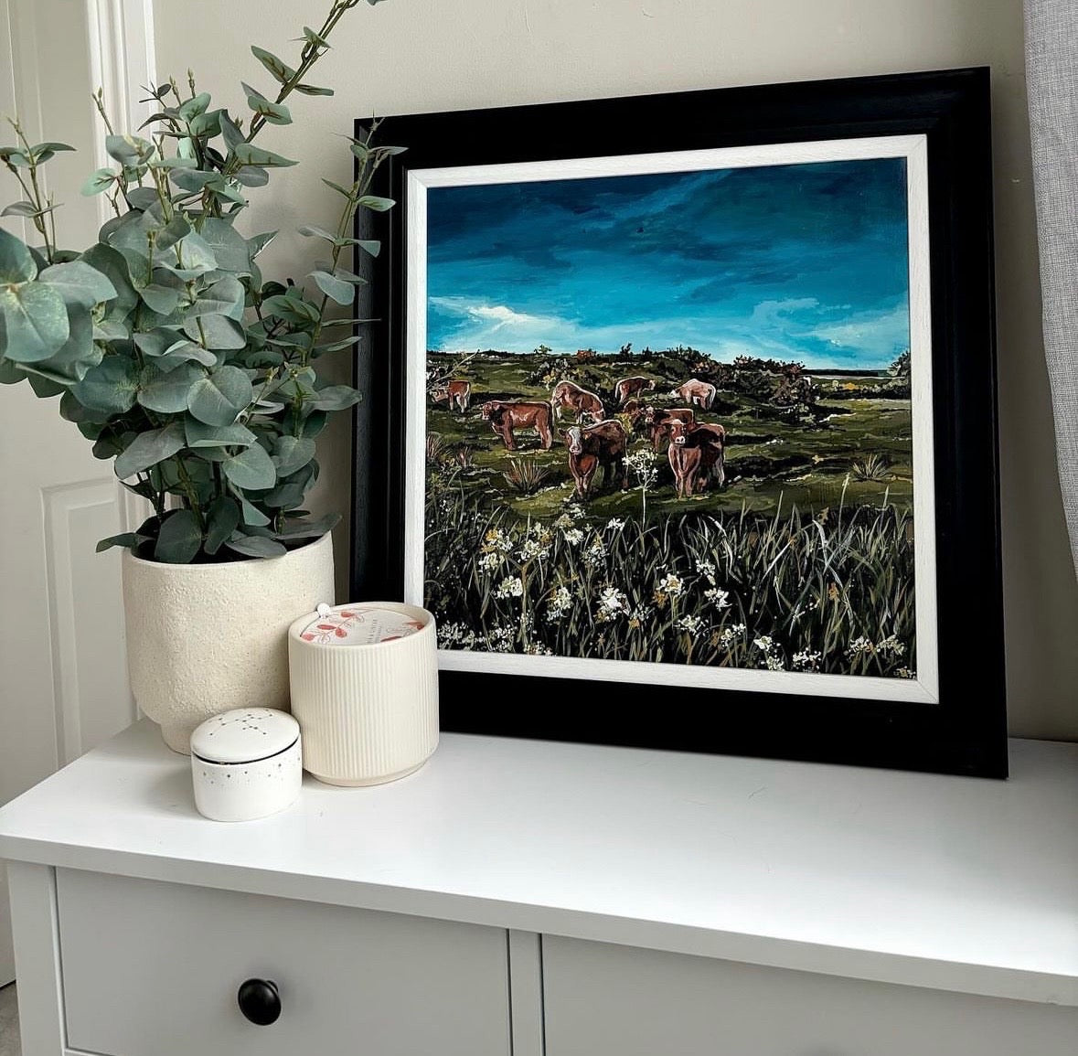 ‘The Meadow’ Framed Original Acrylic Painting