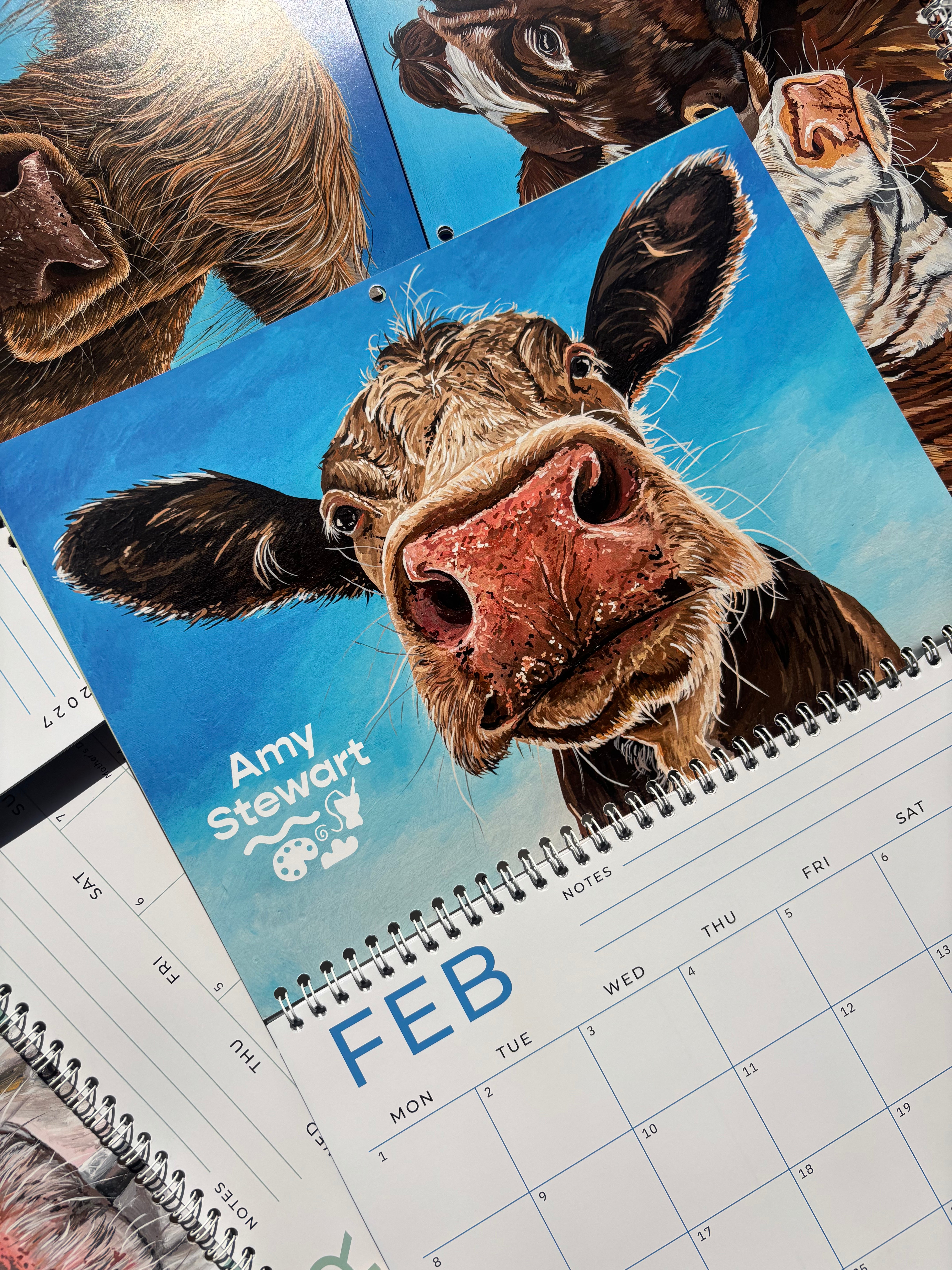2027 Cow Calendar