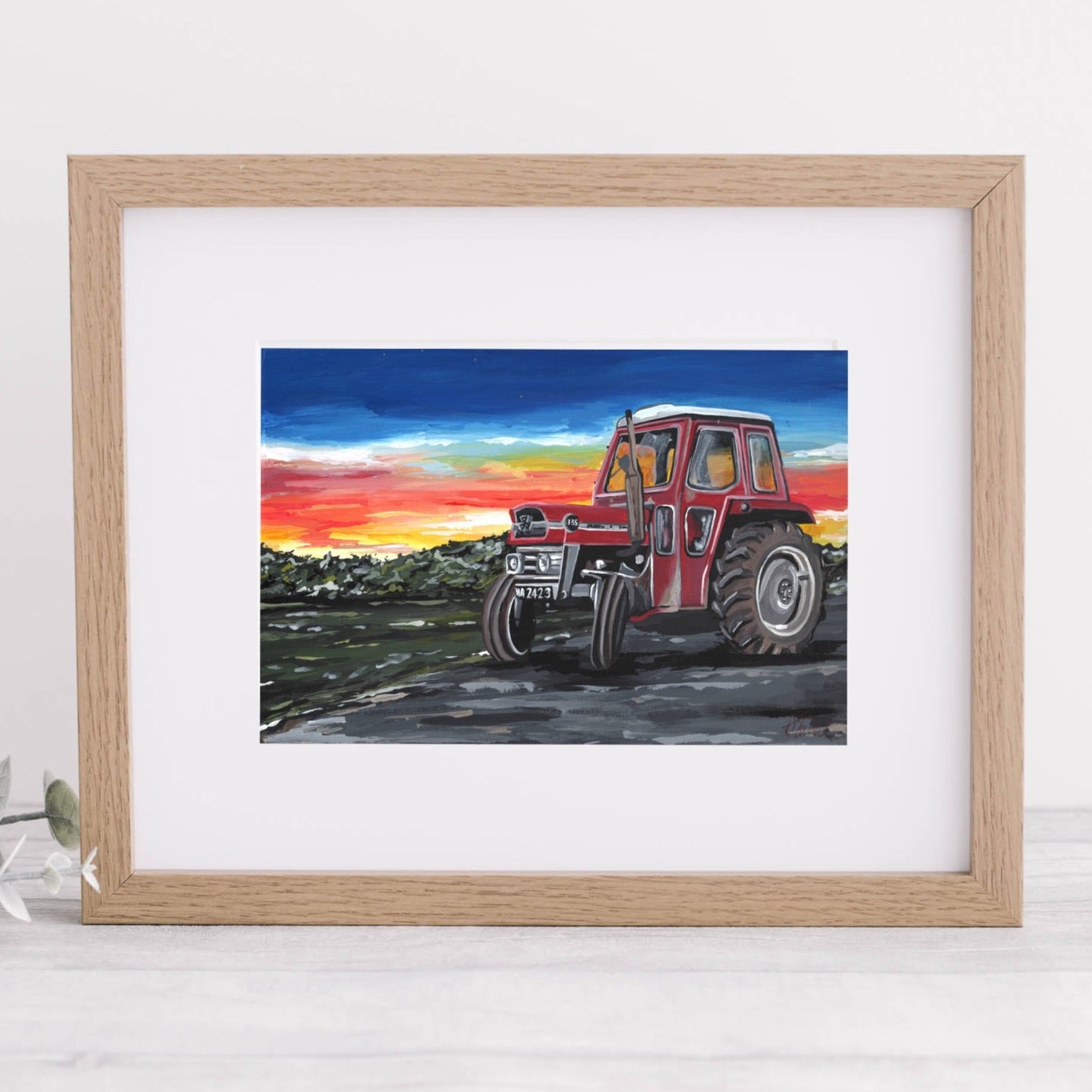 Massey Ferguson 135 Mounted Print