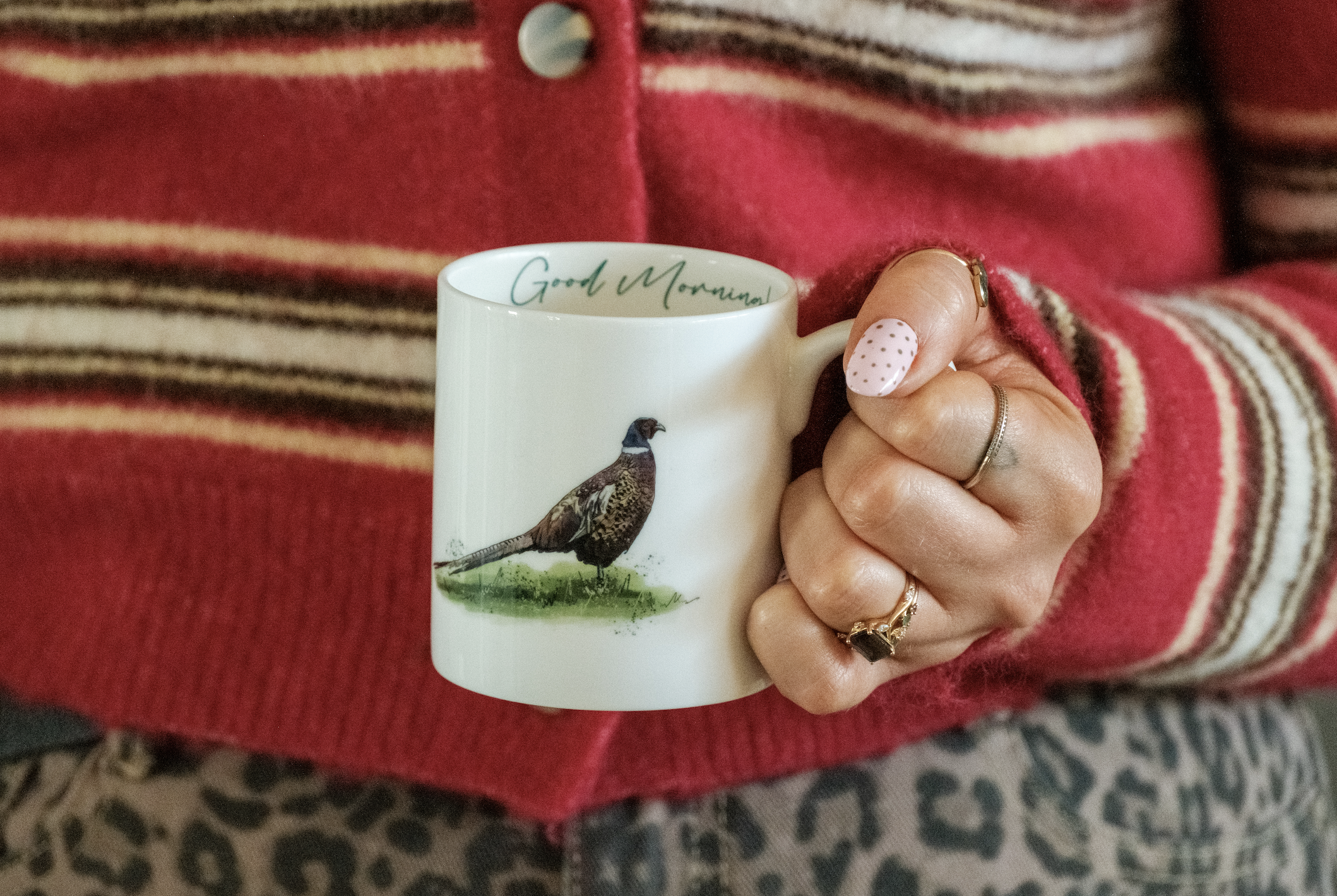 Pheasant Bone China Mug
