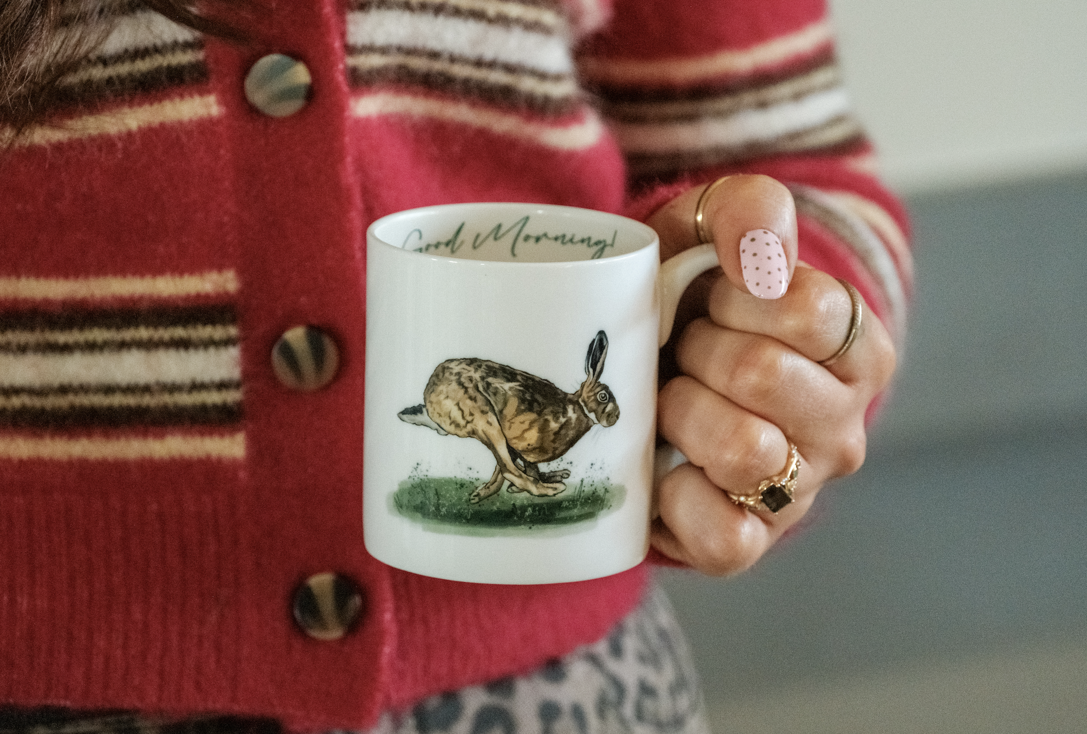 Hare Bone China Mug