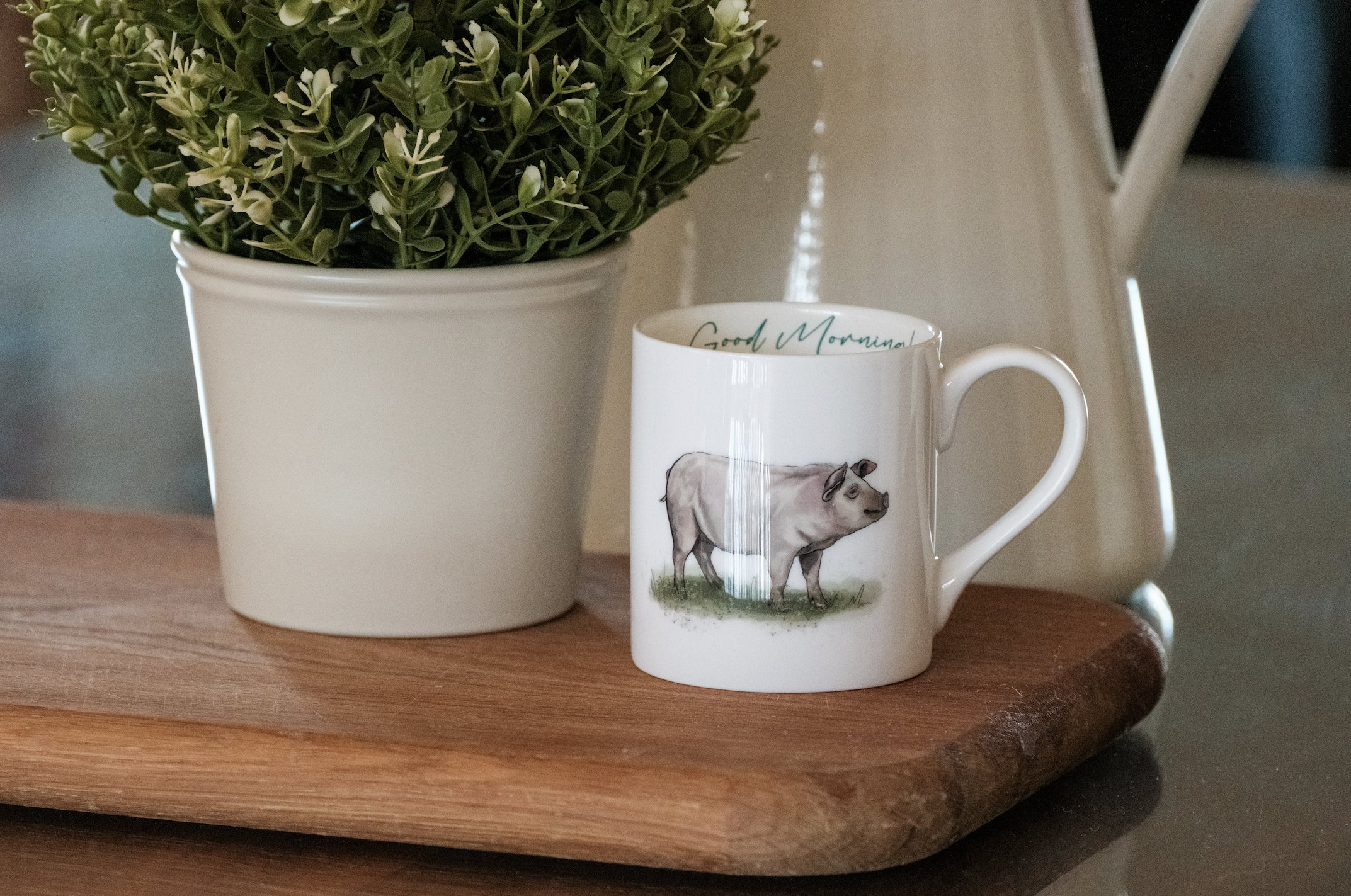 Pig Bone China Mug