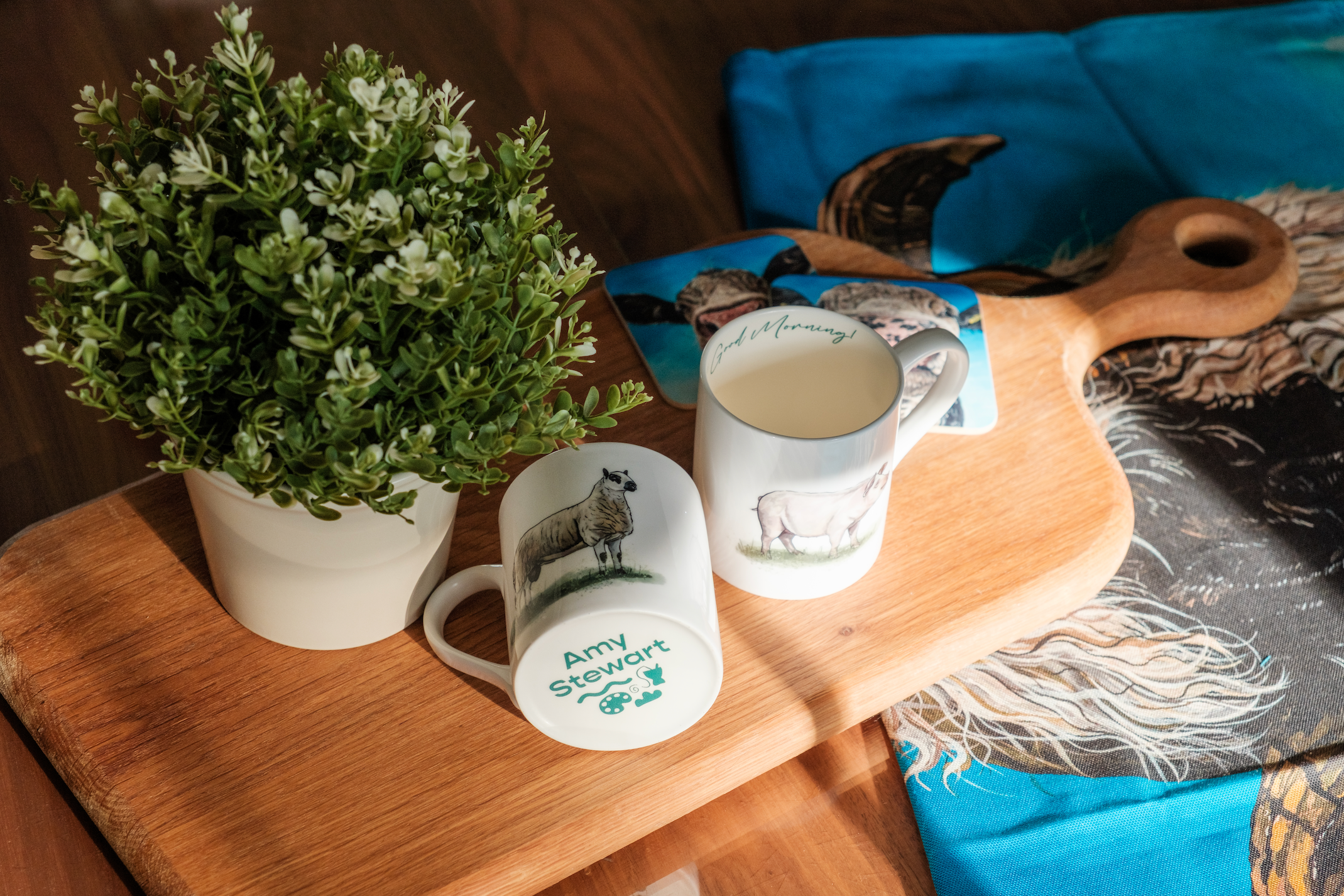 KerryHill Sheep Bone China Mug