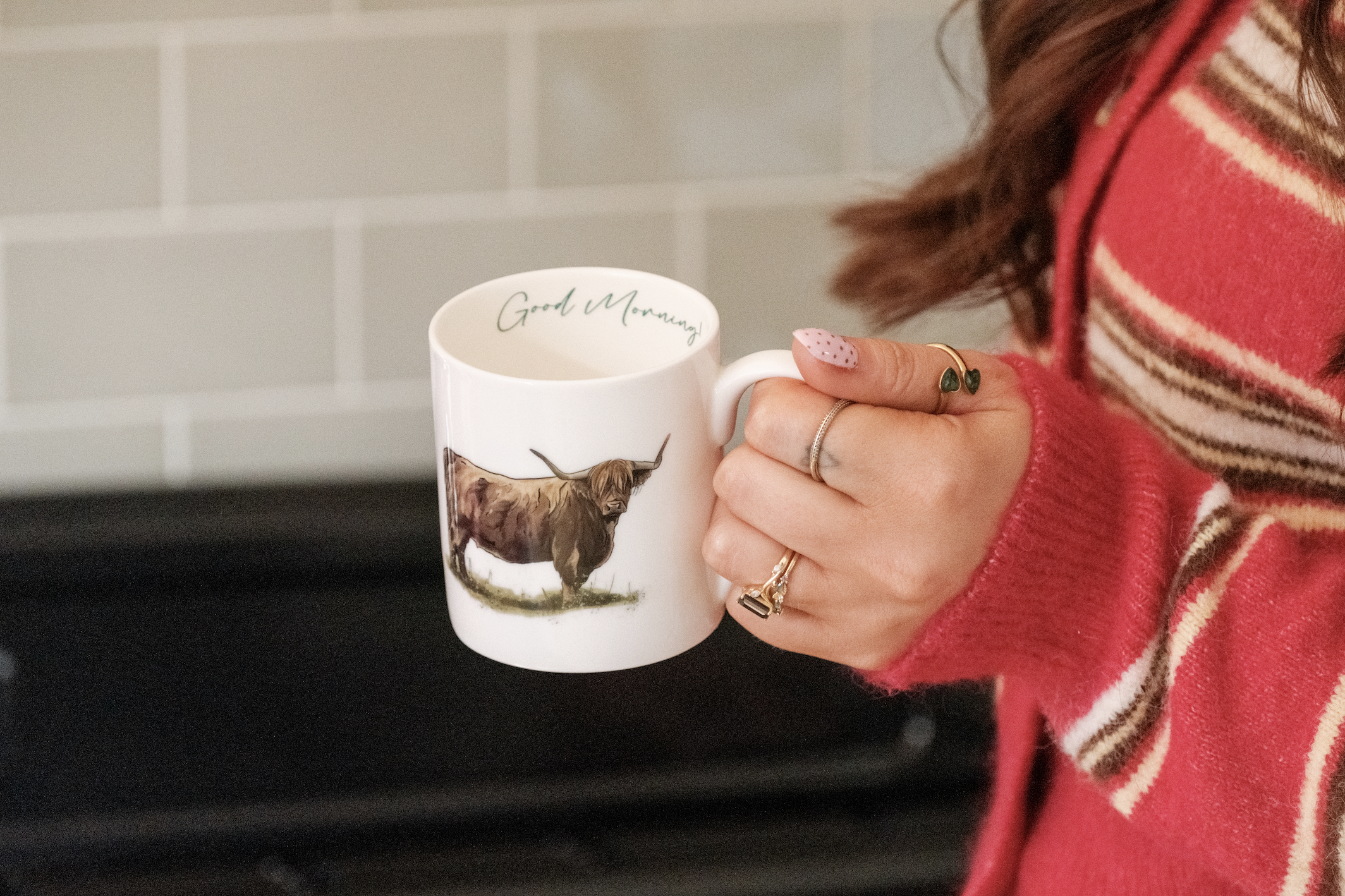 Highland Cow Bone China Mug