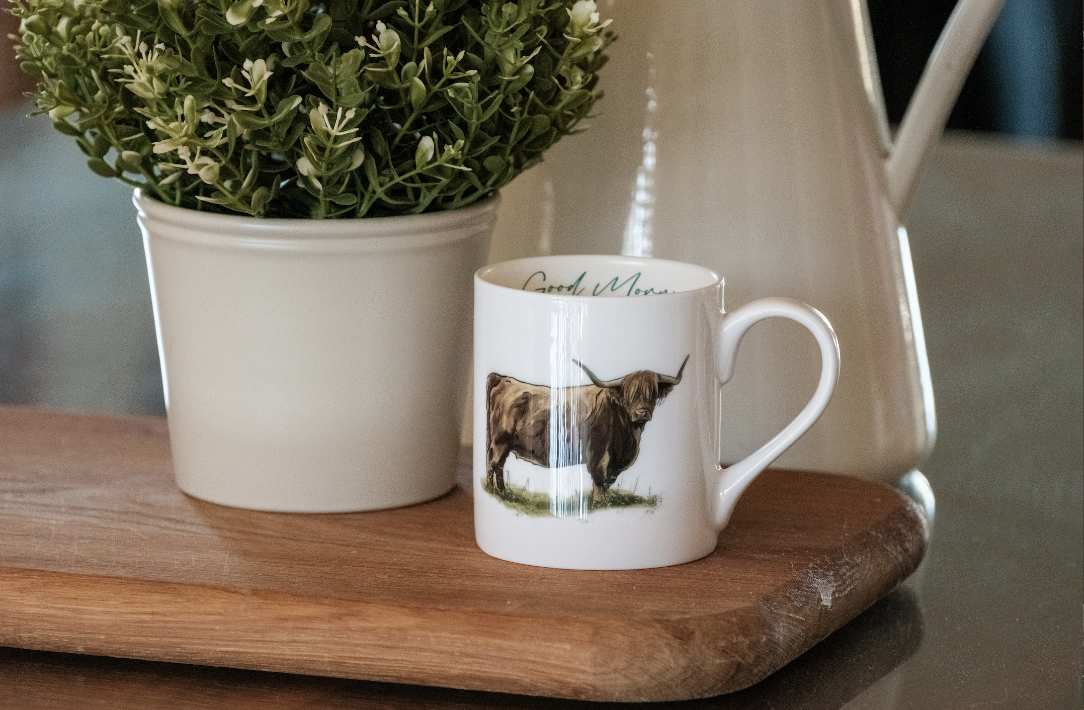 Highland Cow Bone China Mug