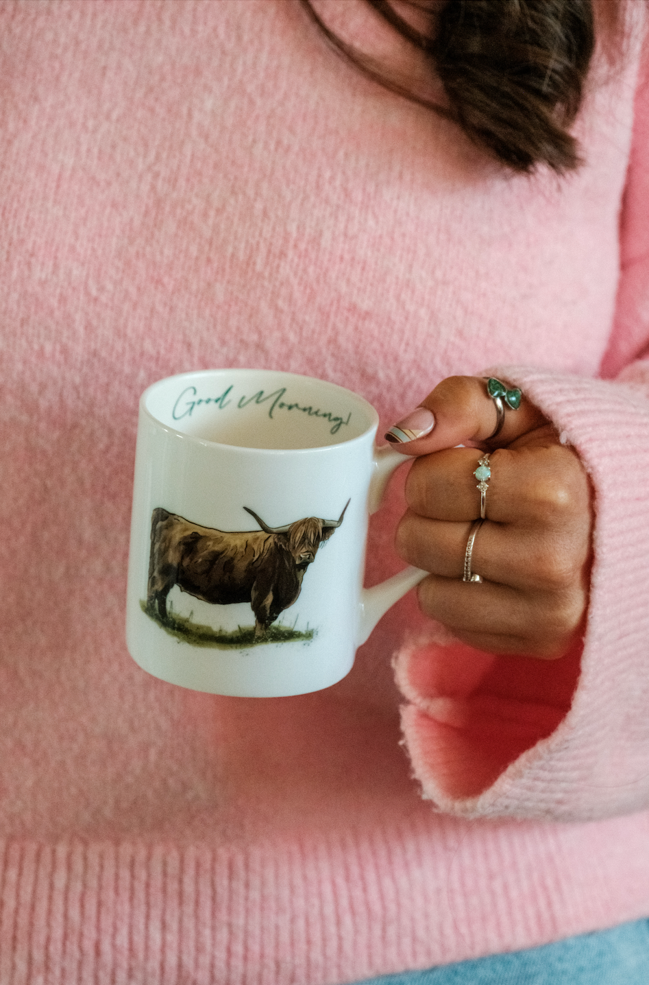 Highland Cow Bone China Mug