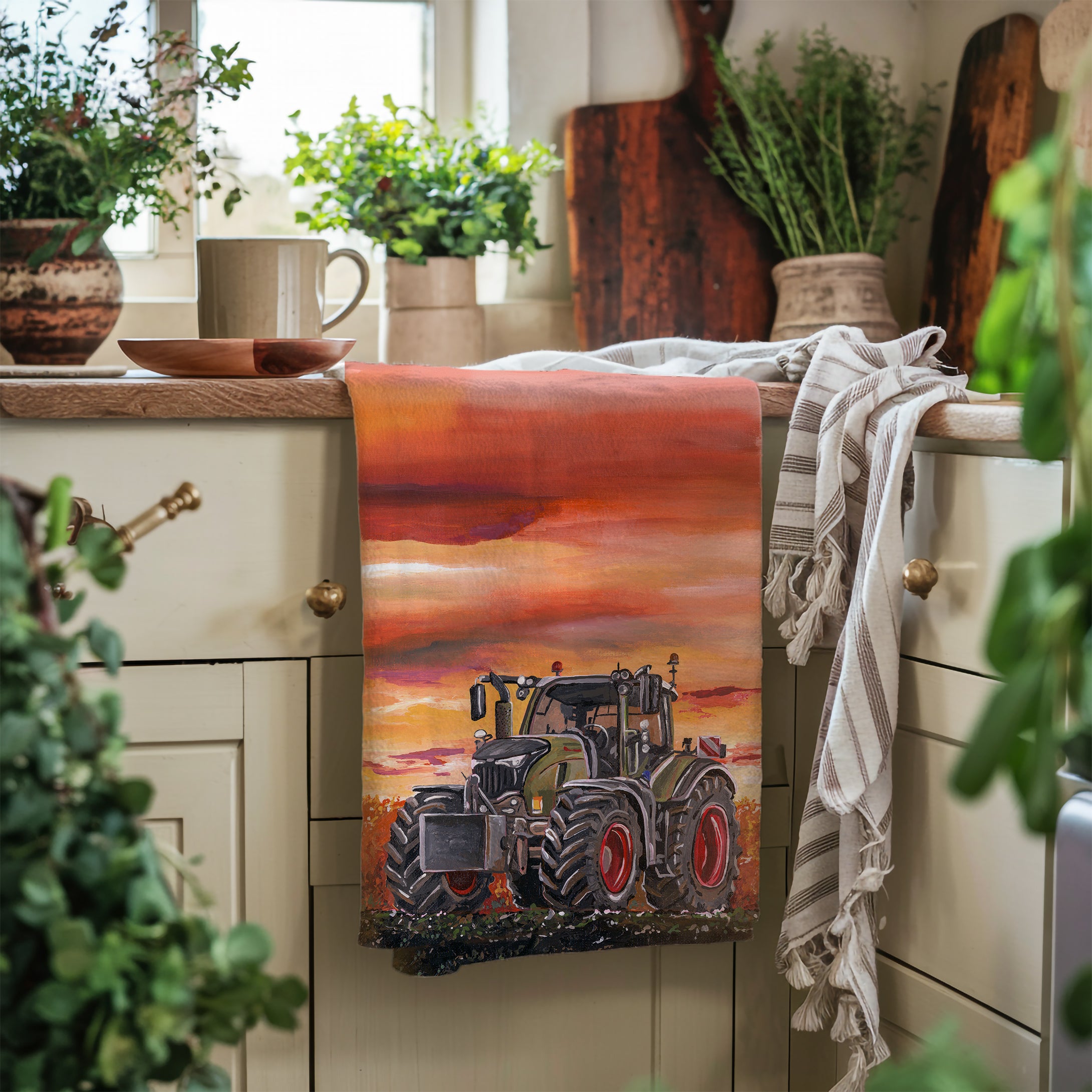 Fendt Tractor Tea Towel