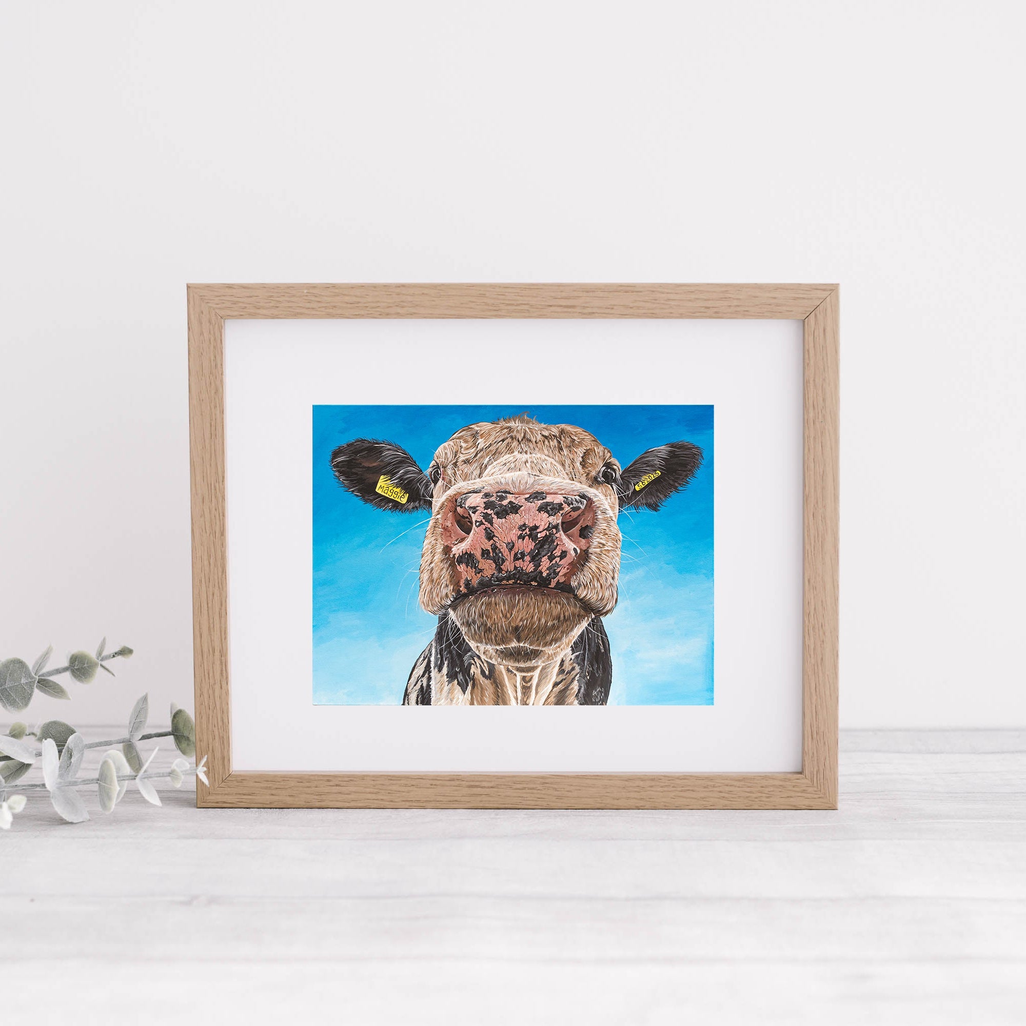 "Maggie" Mounted Art Print