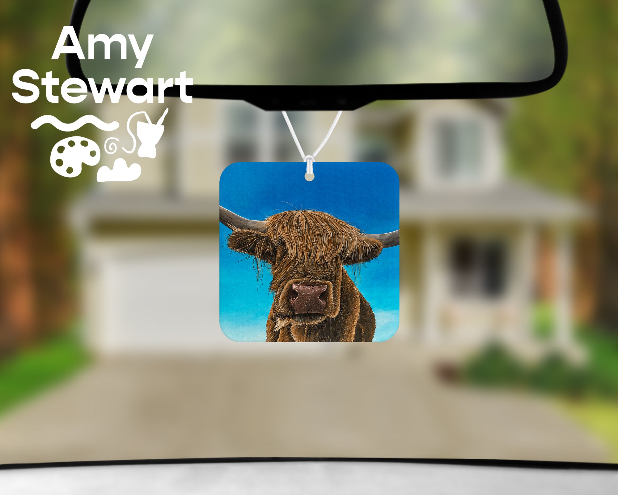 Fifi the Highland Cow Air Freshener