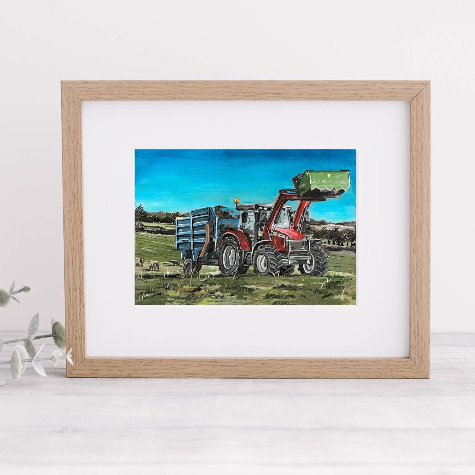 Massey Ferguson S Series Mounted Tractor Print