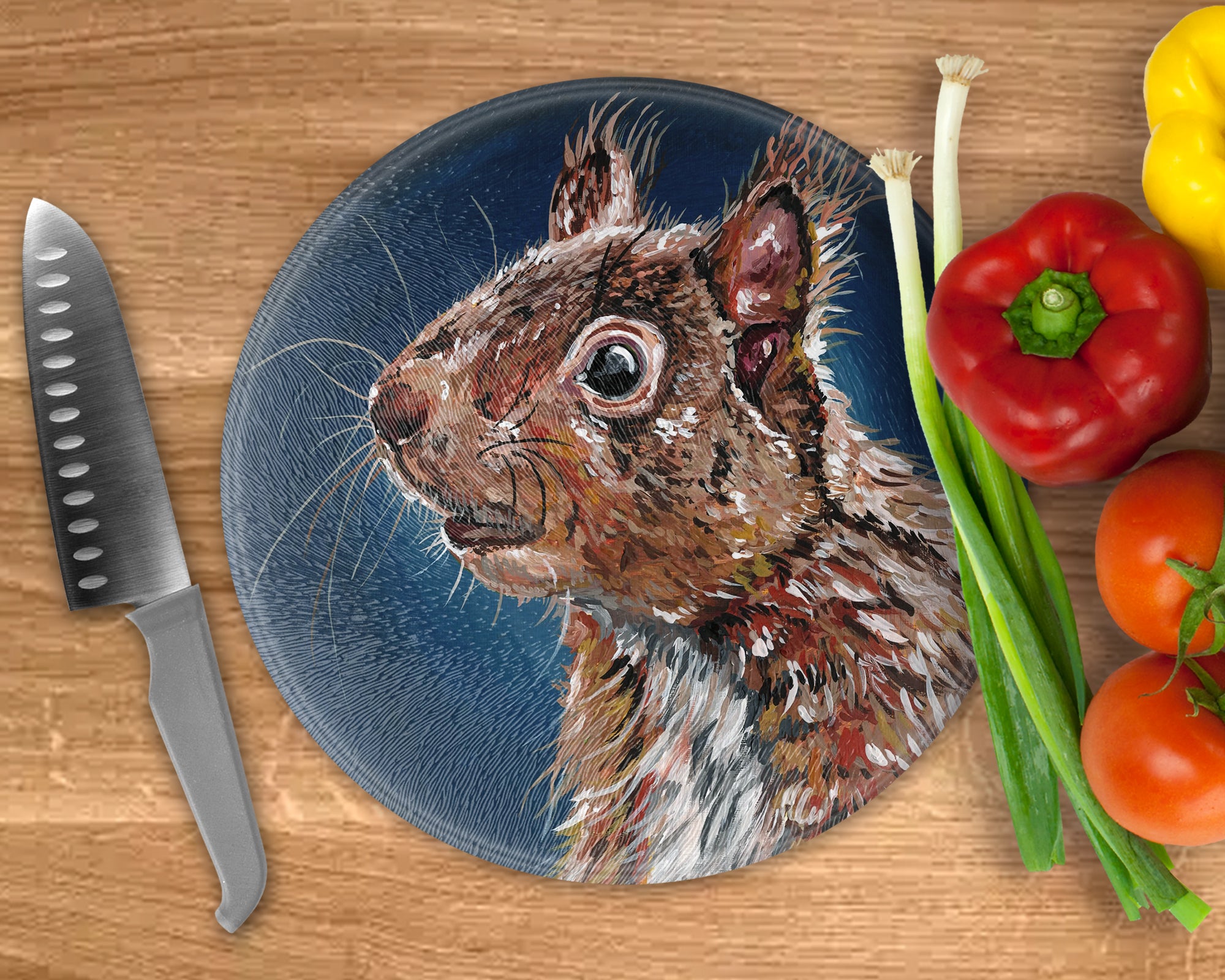 "Red Squirrel" Circular worktop Saver