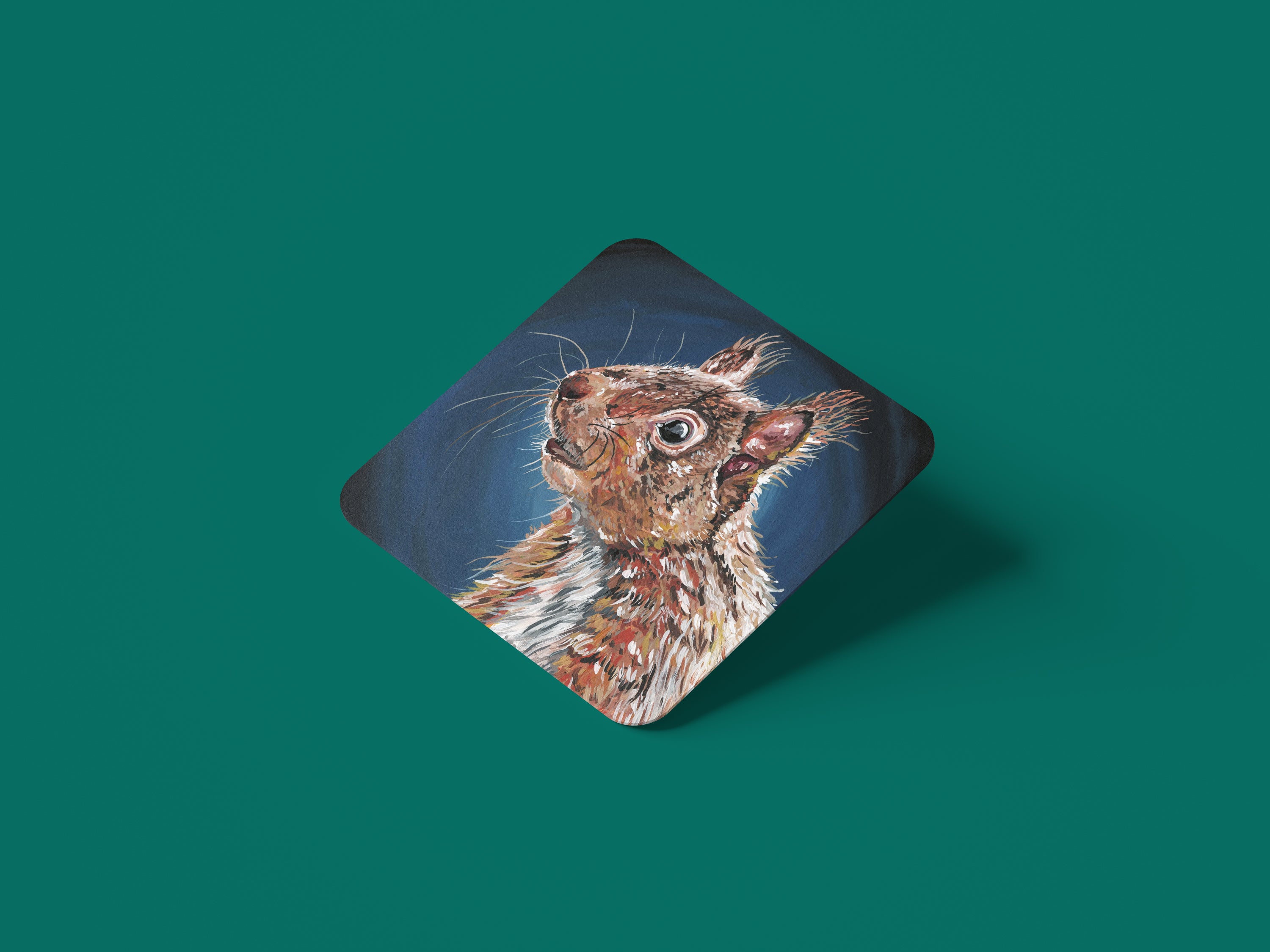 Red Squirrel Coaster