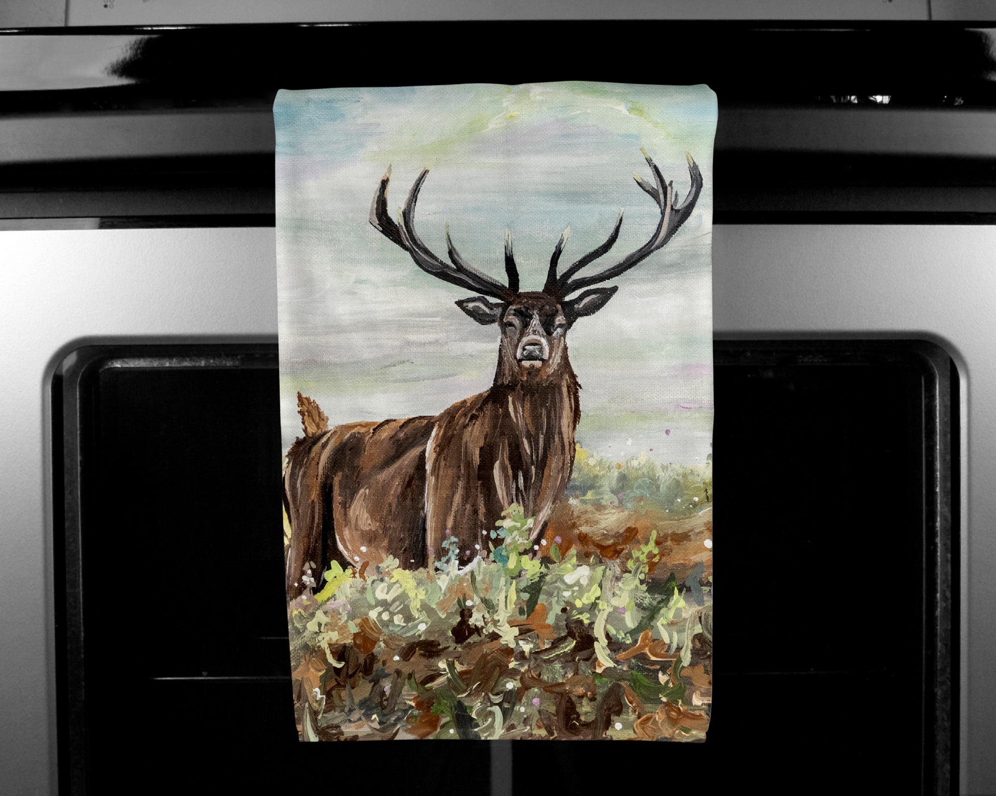 Stag Tea Towel