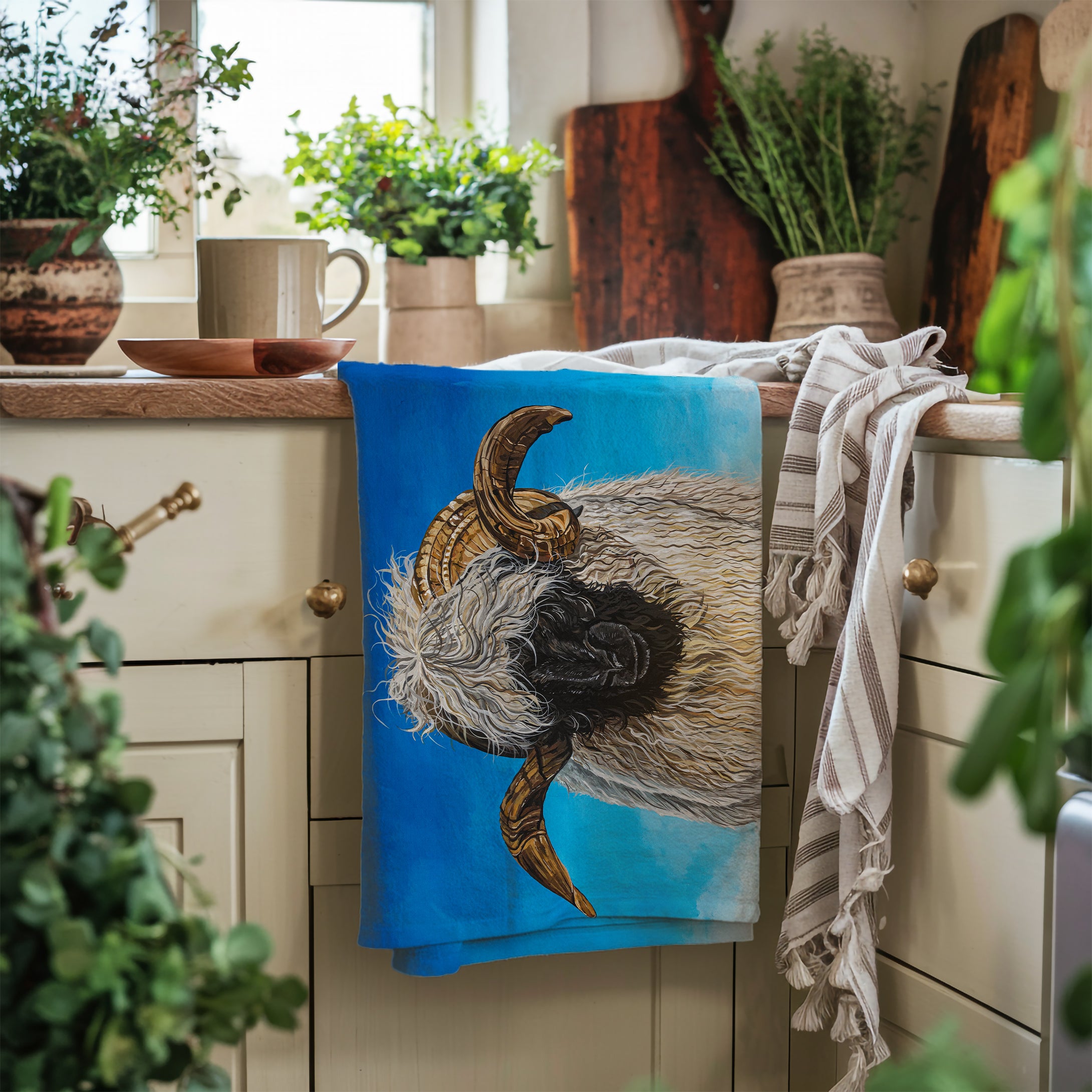 Heidi The Valais Blacknose Tea Towel