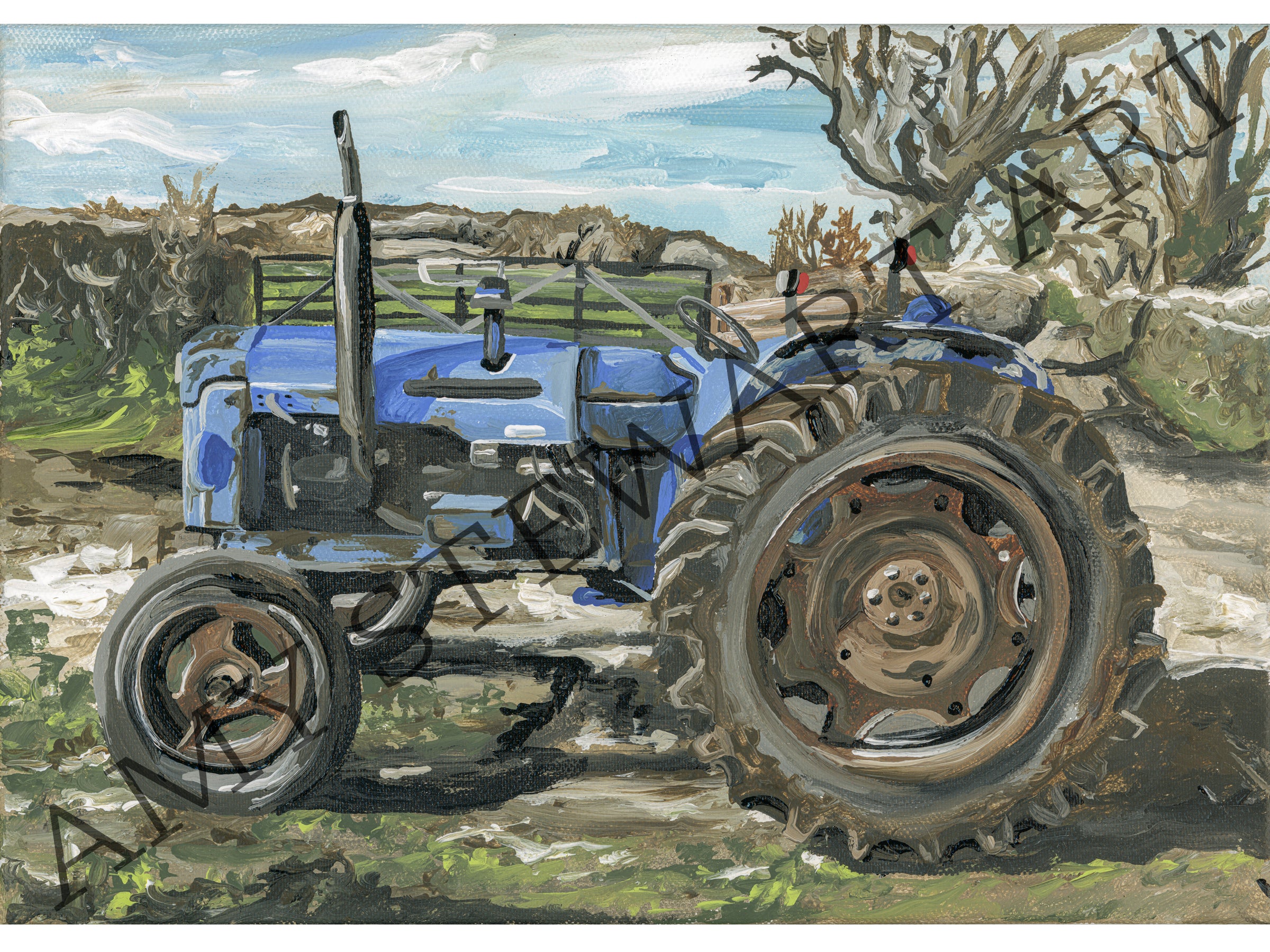 Fordson Major Original Acrylic Painting