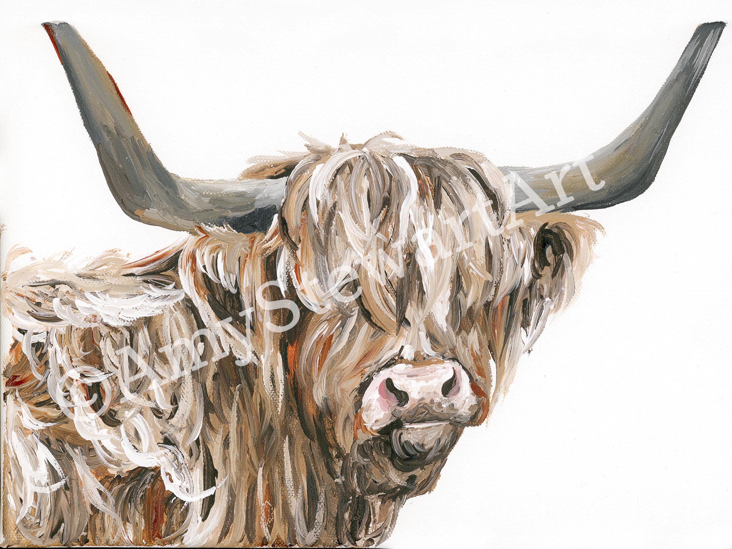 Highland Cow Print