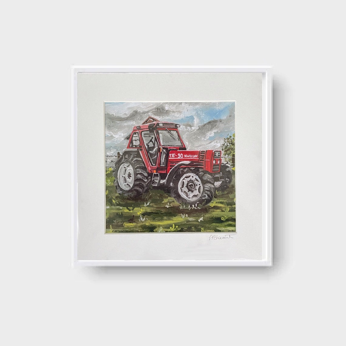 Fiat 110-90 Mounted Fine Art Print