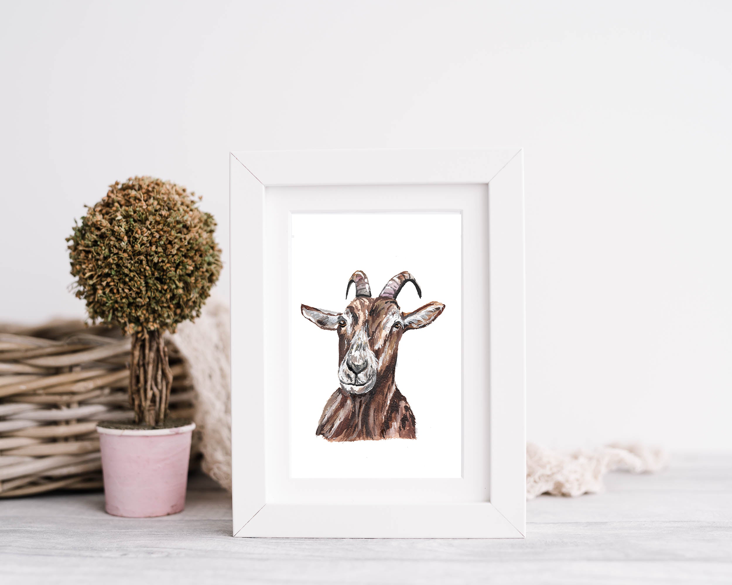 A5 Goat Print