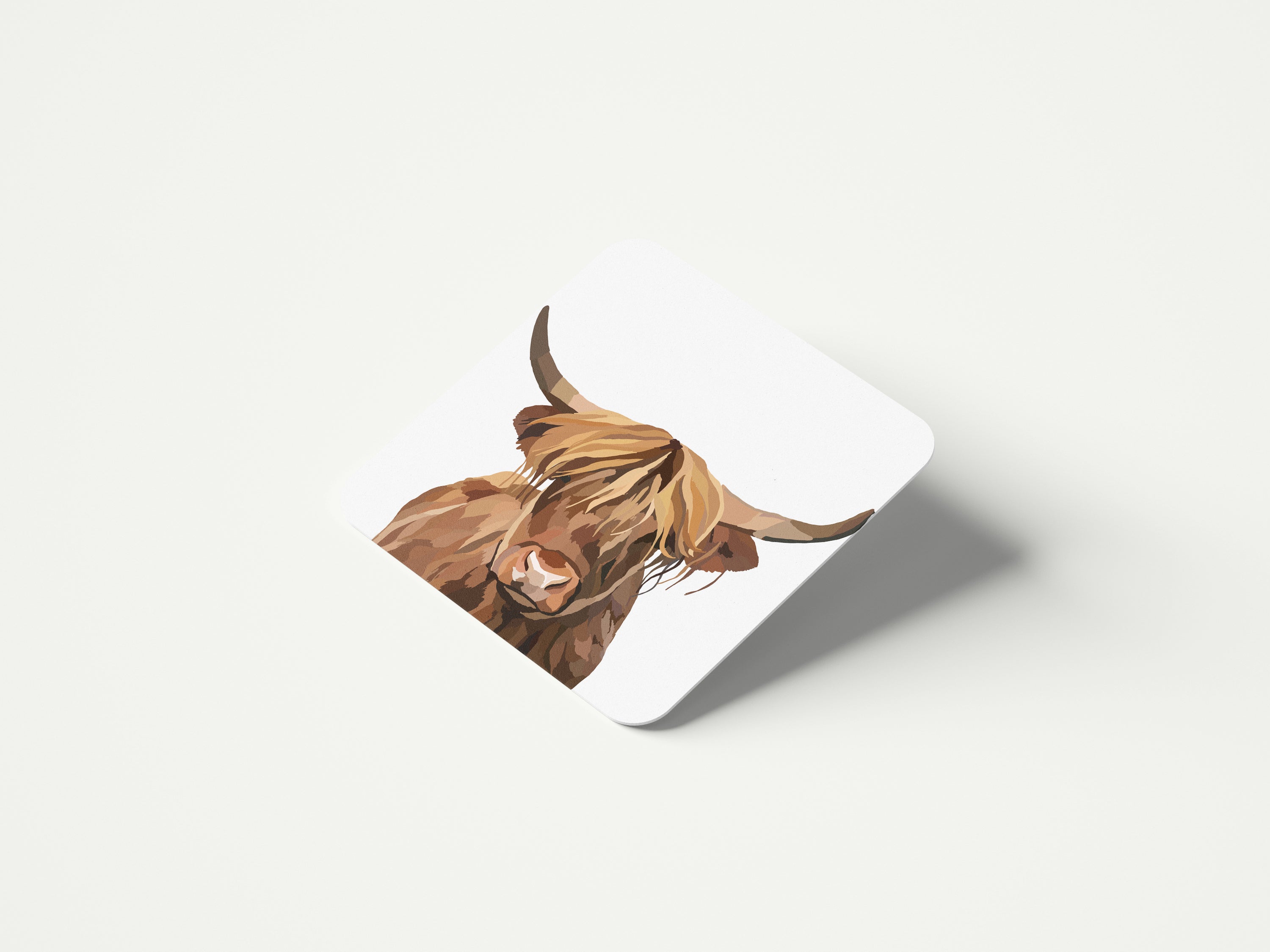 Highland Cow Coaster