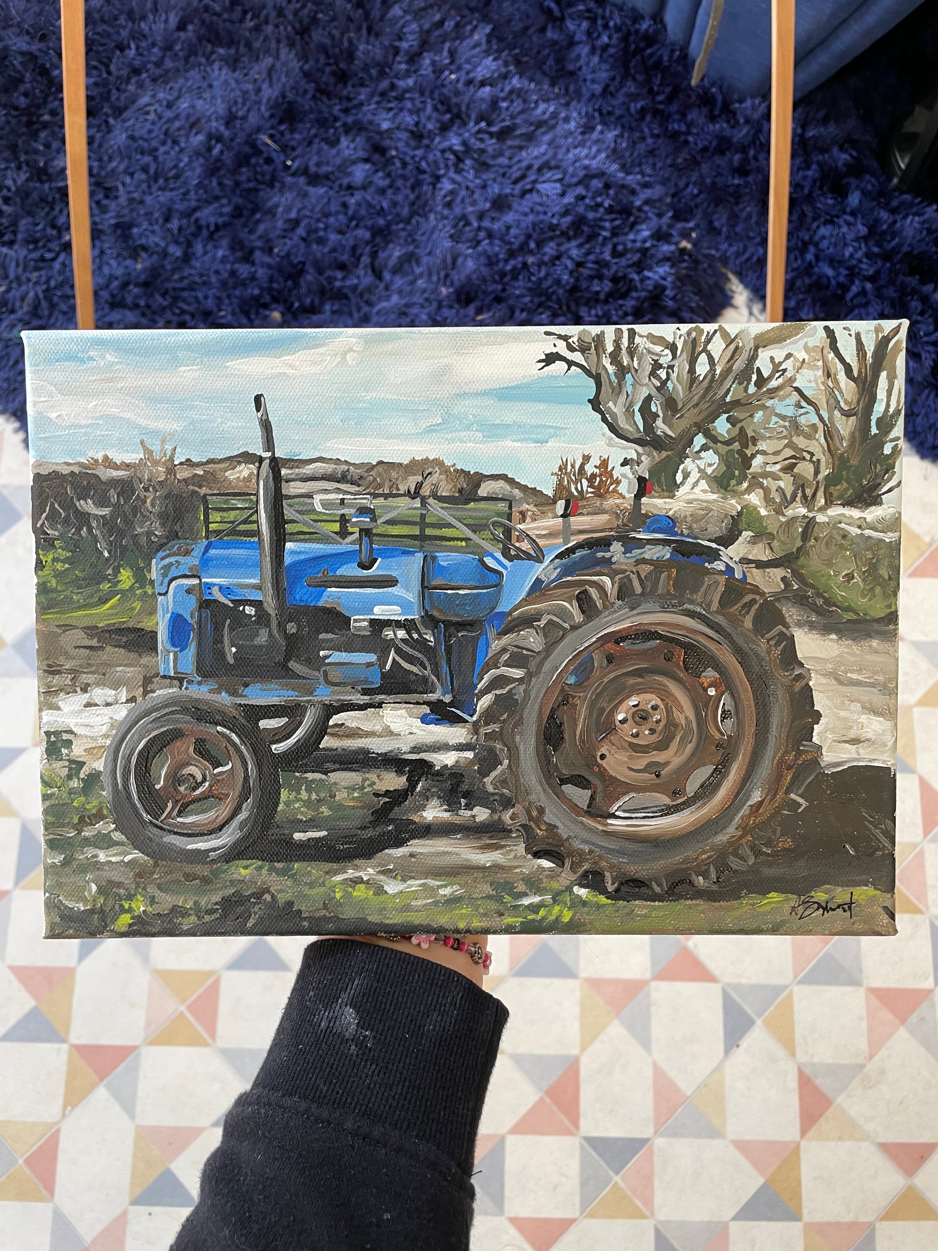 Fordson Major Original Acrylic Painting