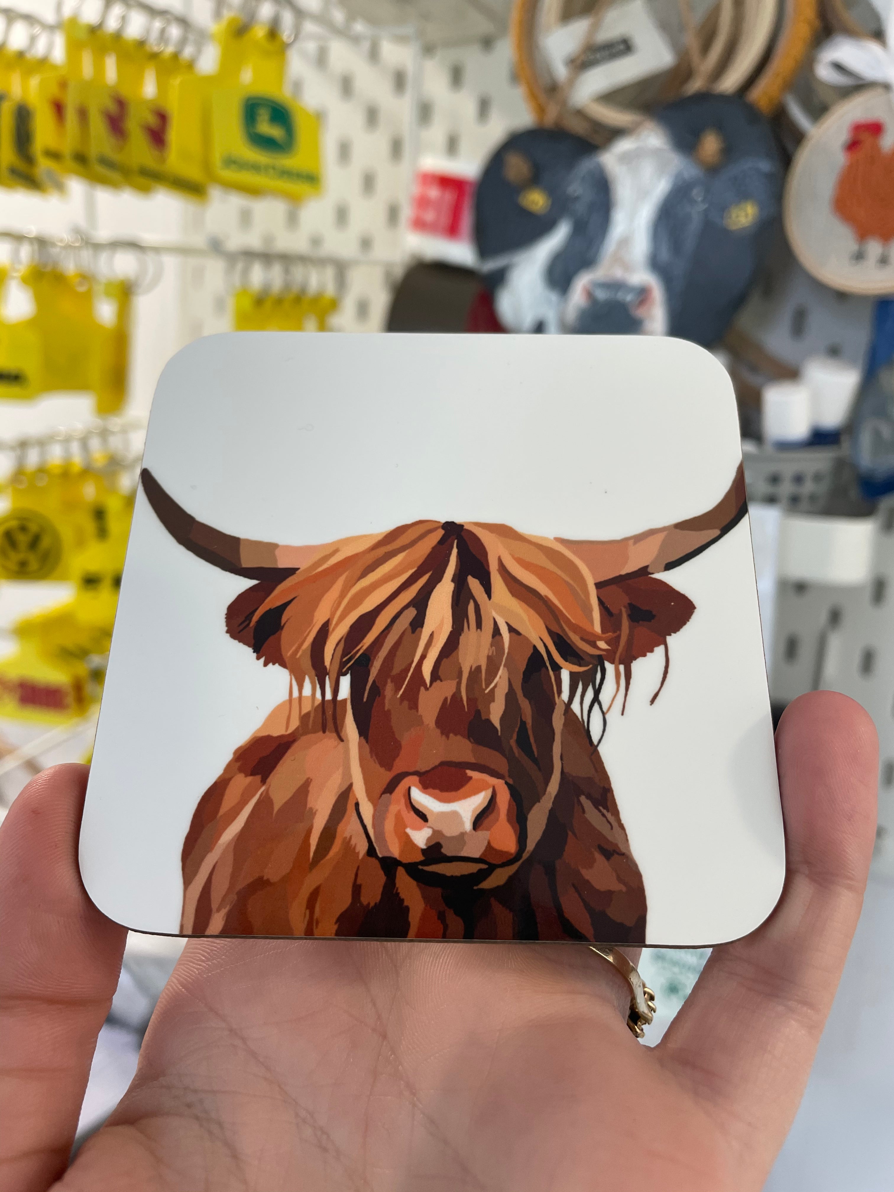 Highland Cow Coaster