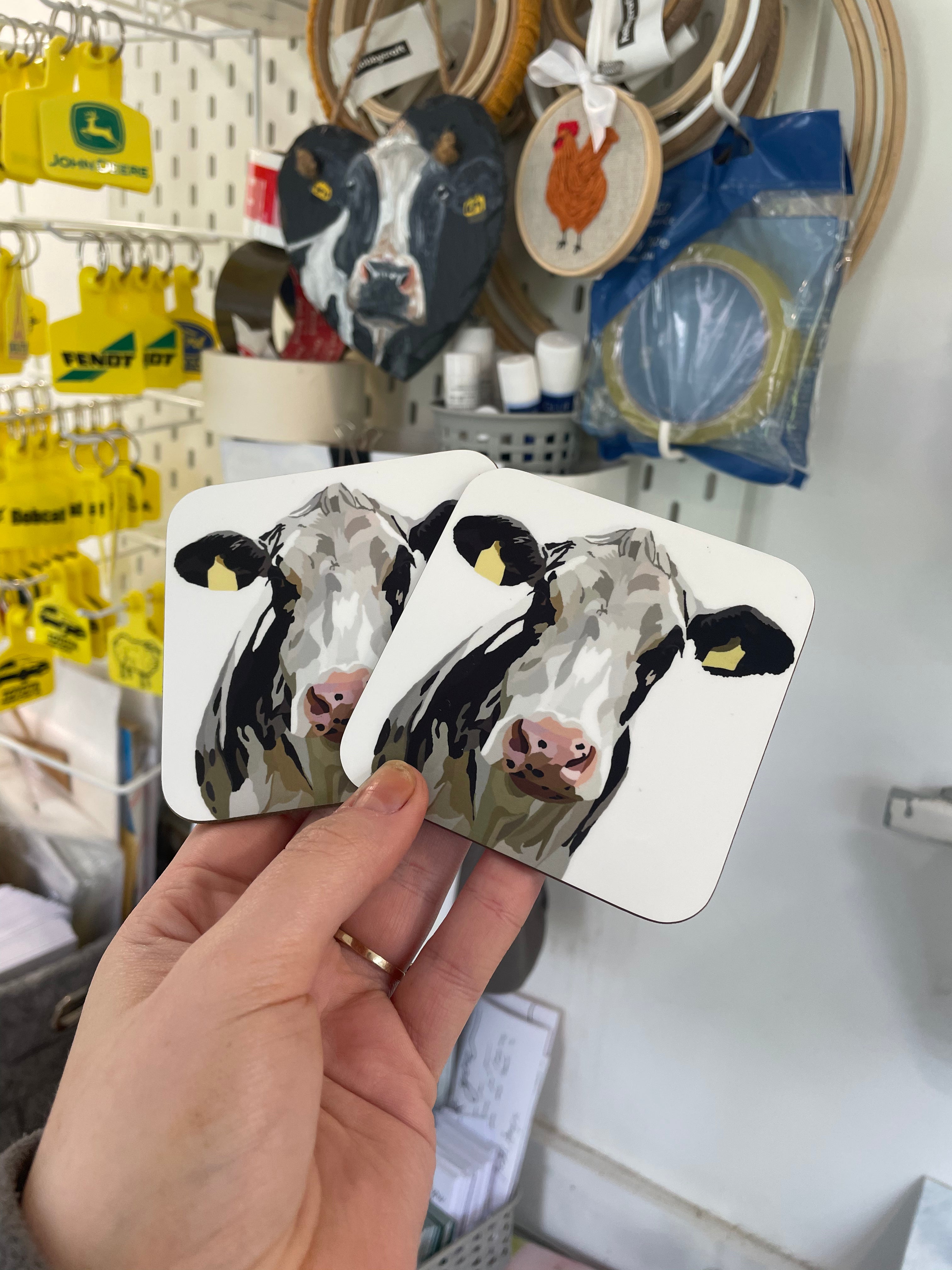 Friesian Cow Coaster