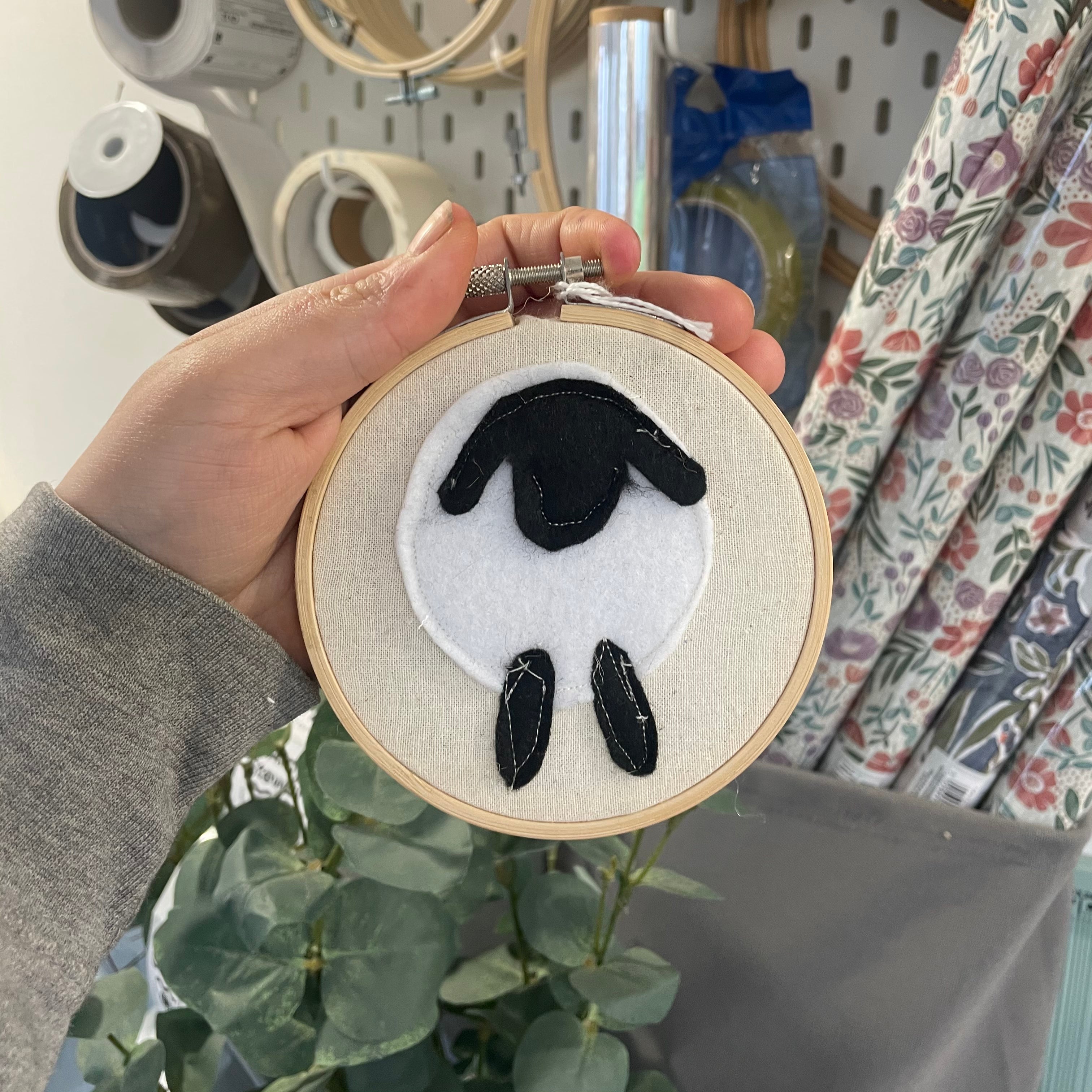 Sewn Felt Sheep