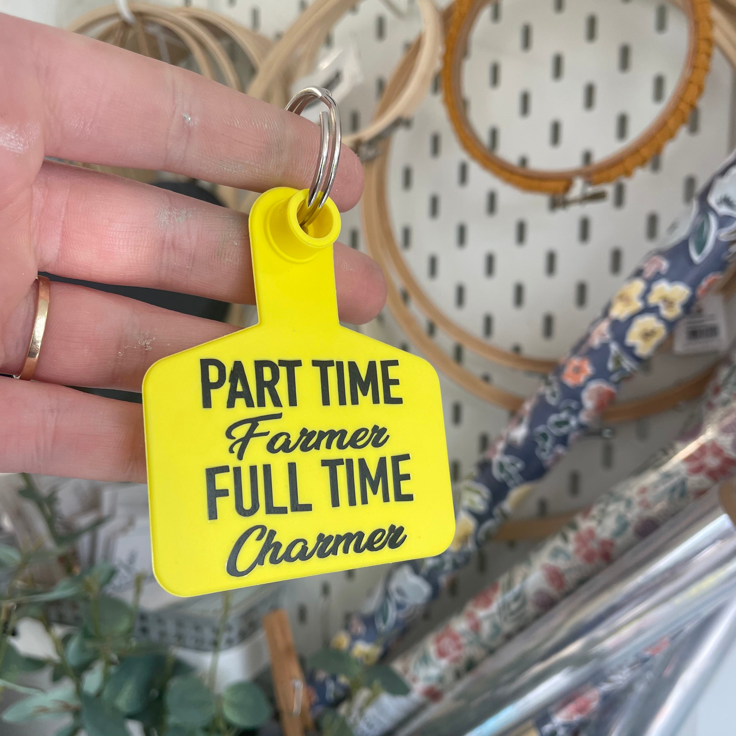 Farm Key Rings CattleTag Keyrings – AmyStewartArt